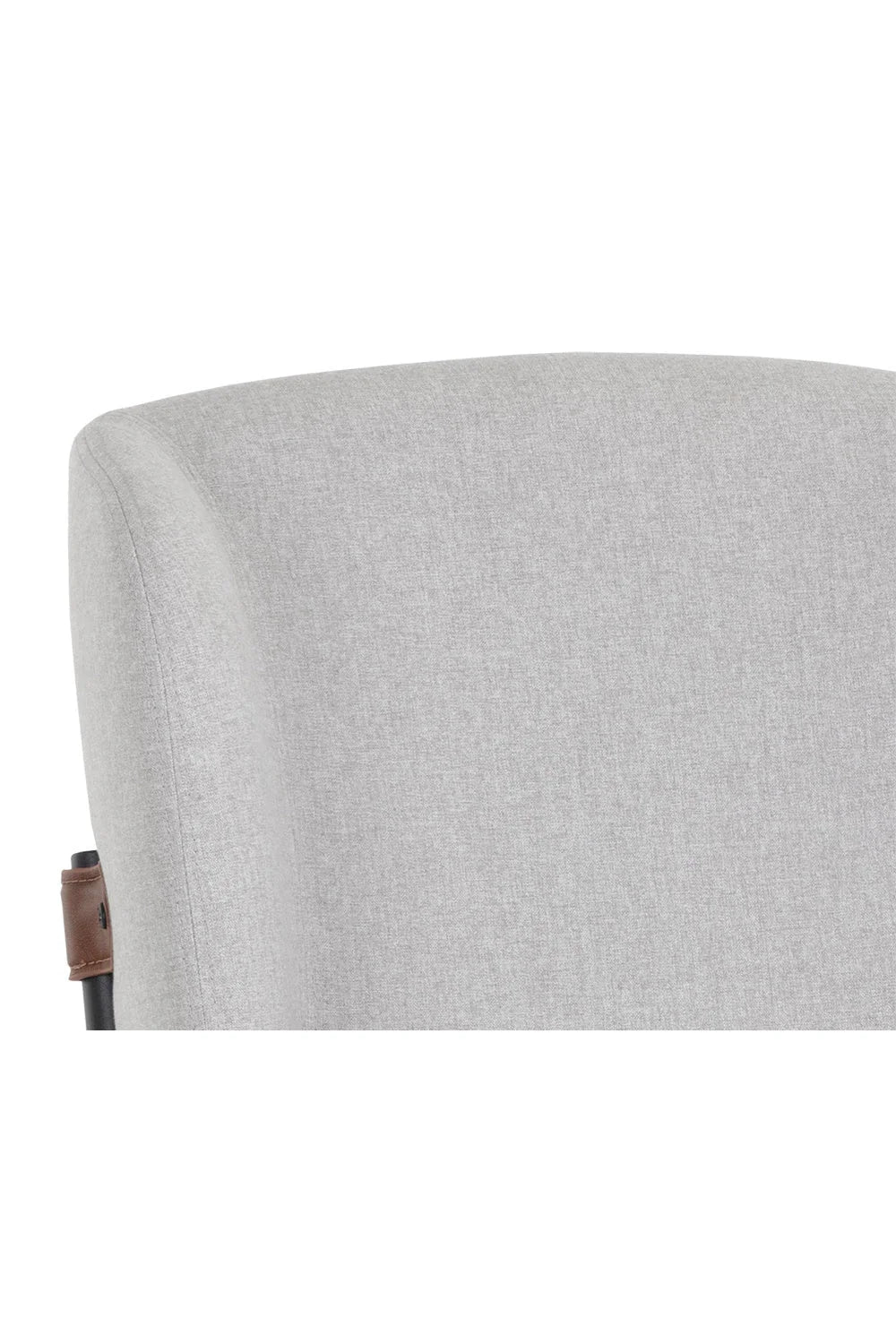 Luxury Upholstered Modern Fabric Counter Stool European Style for Villa