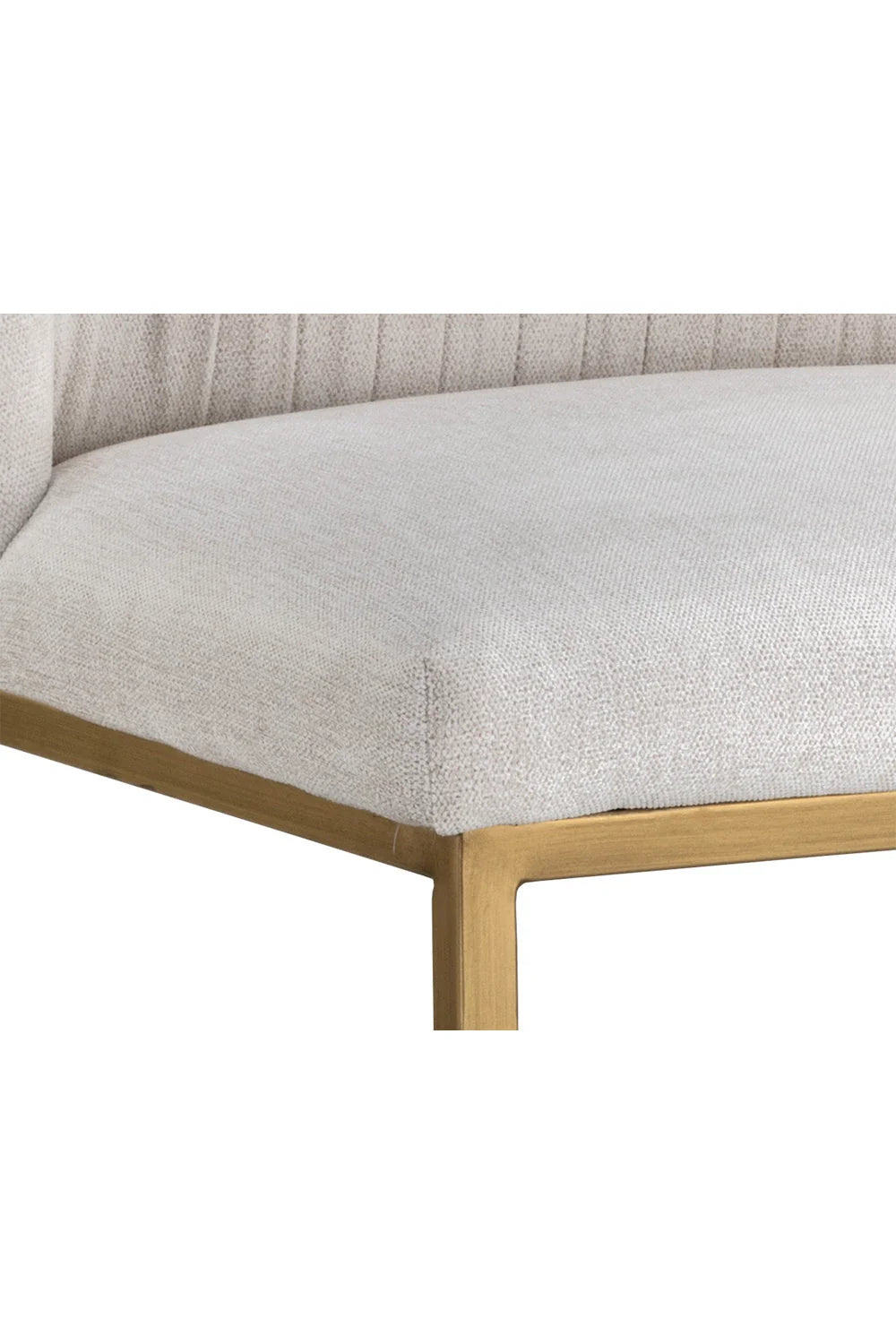 Luxury Upholstered Modern Fabric Counter Stool European Style for Villa