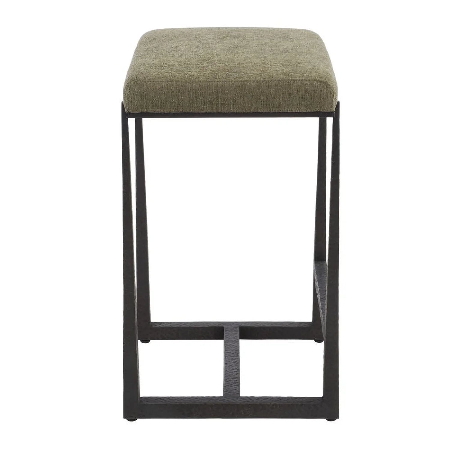 Luxury Upholstered Modern Fabric Counter Stool European Style for Villa