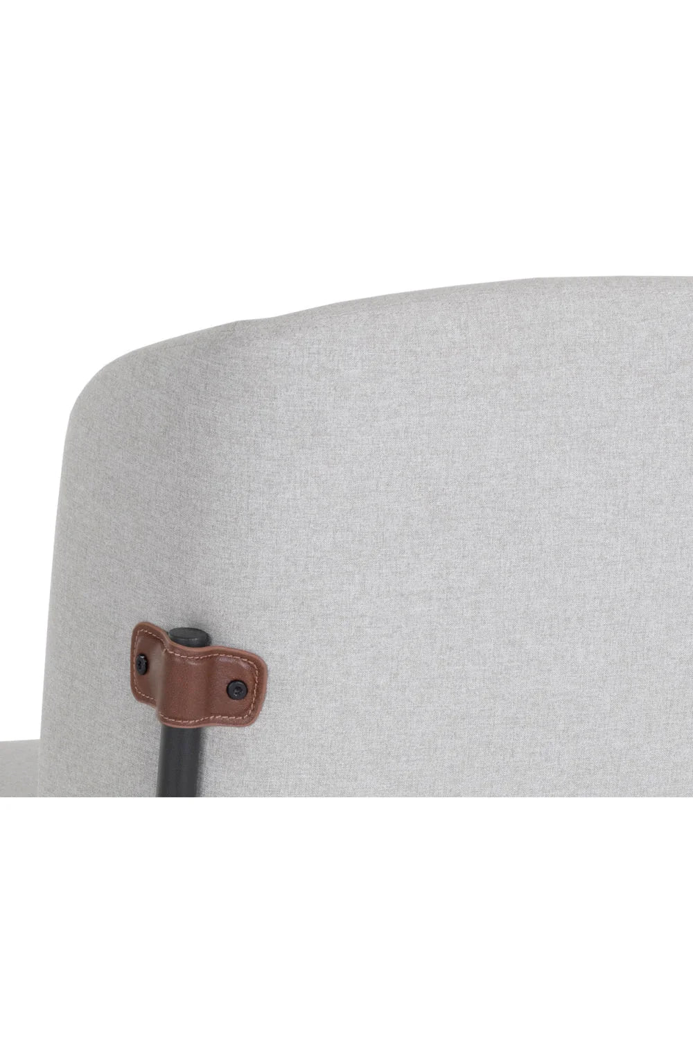 Luxury Upholstered Modern Fabric Counter Stool European Style for Villa