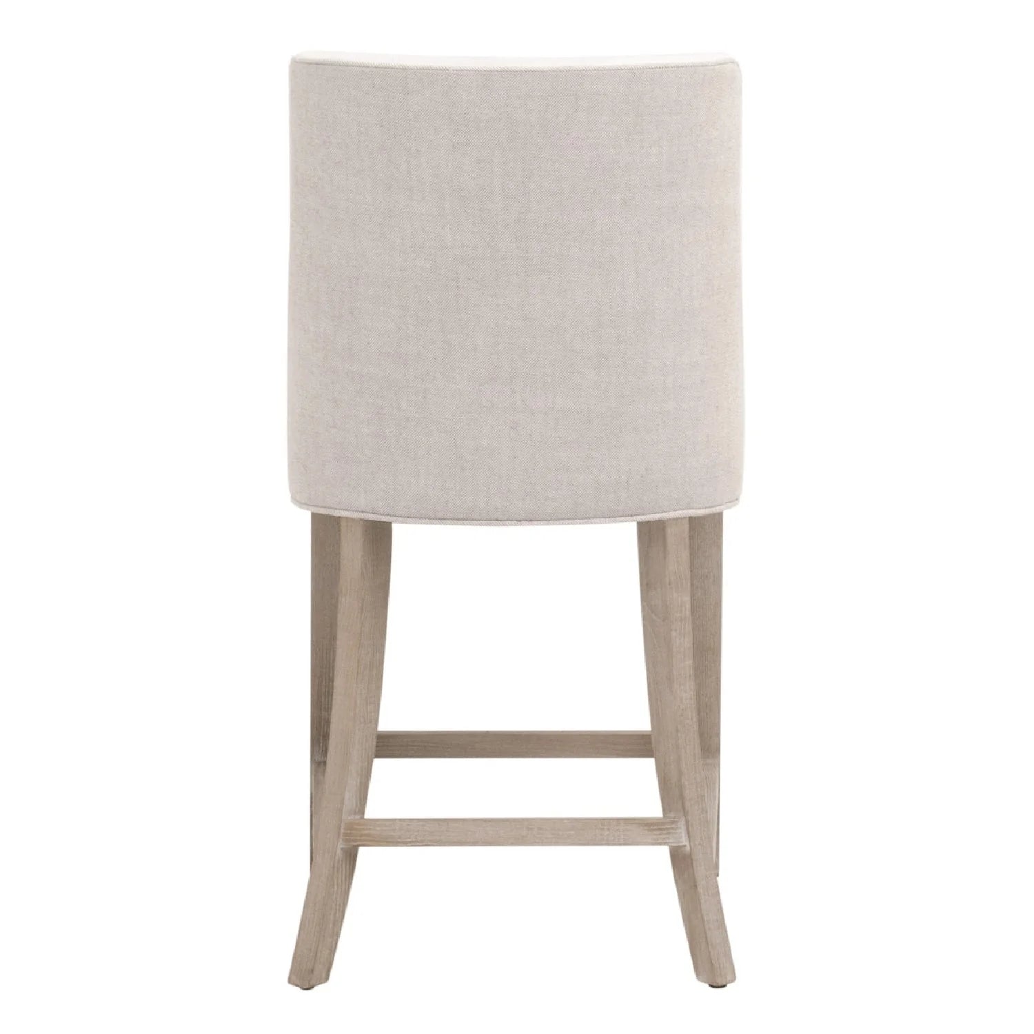 Luxury Upholstered Modern Fabric Counter Stool European Style for Villa