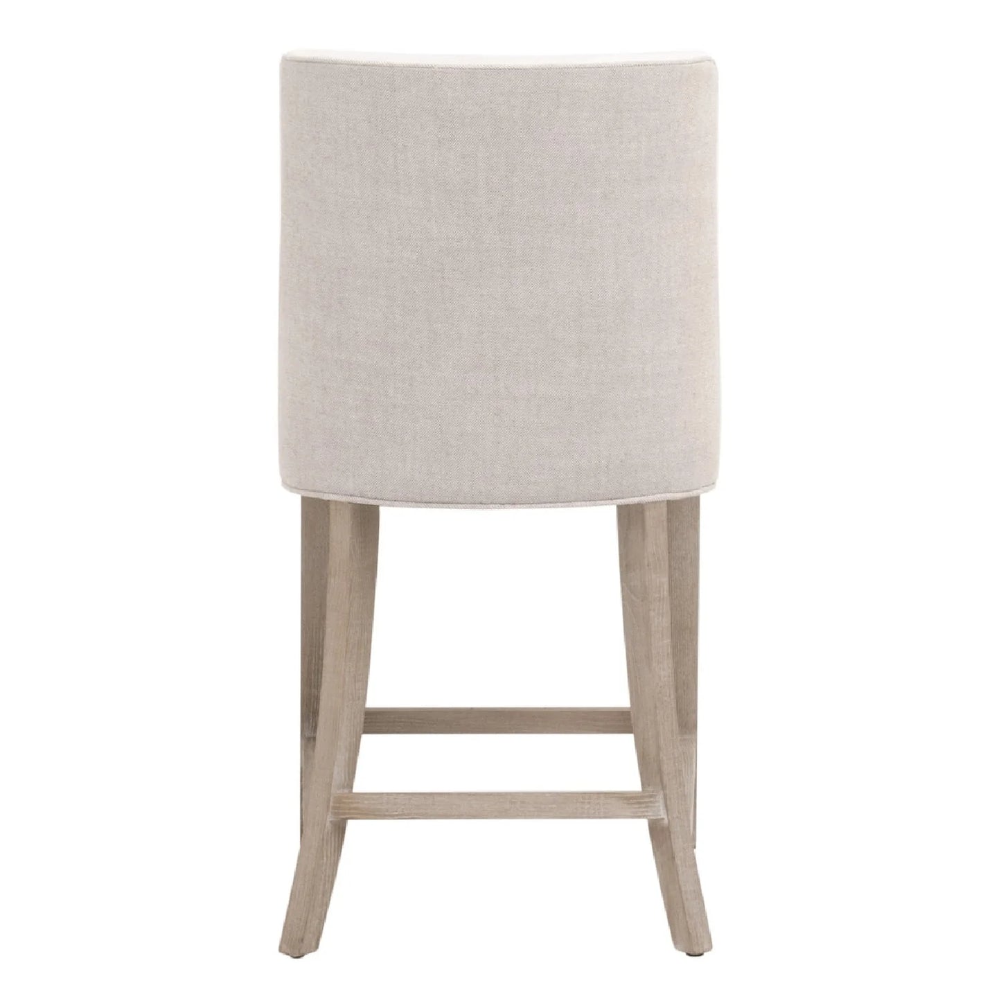 Luxury Upholstered Modern Fabric Counter Stool European Style for Villa