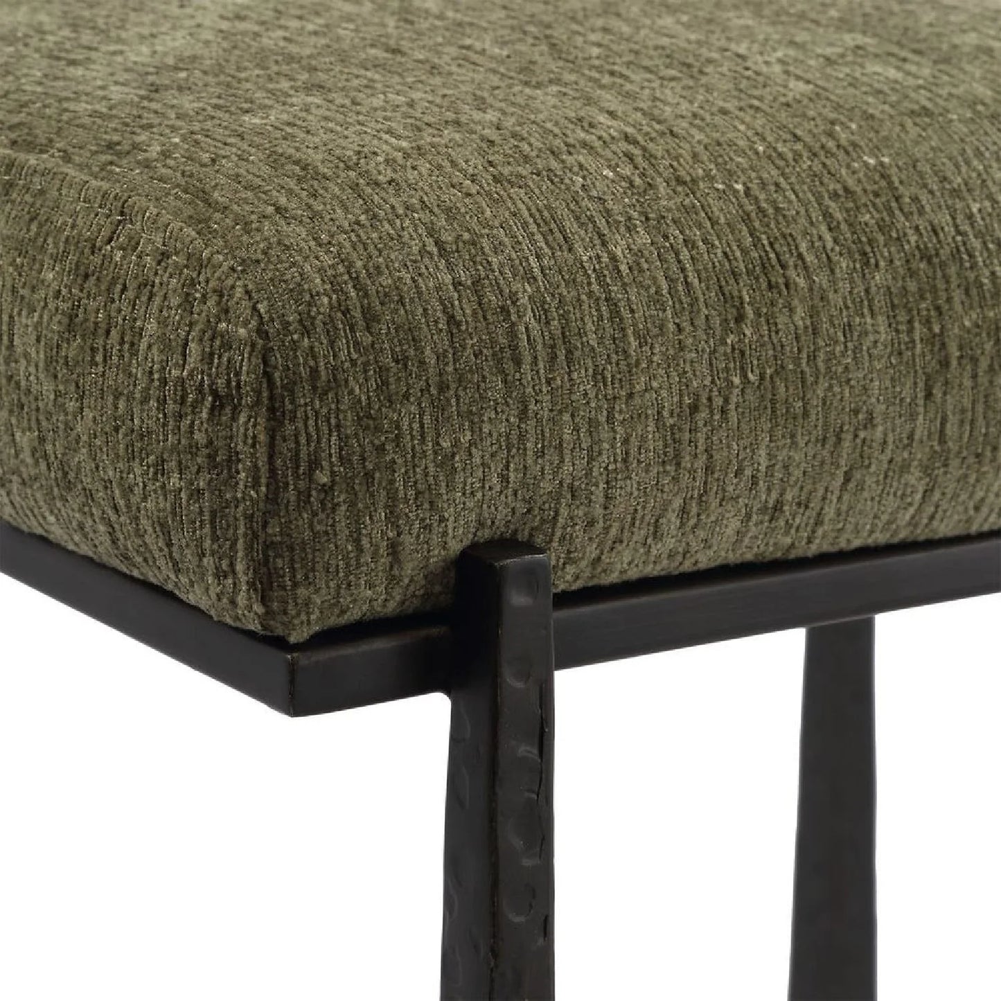 Luxury Upholstered Modern Fabric Counter Stool European Style for Villa