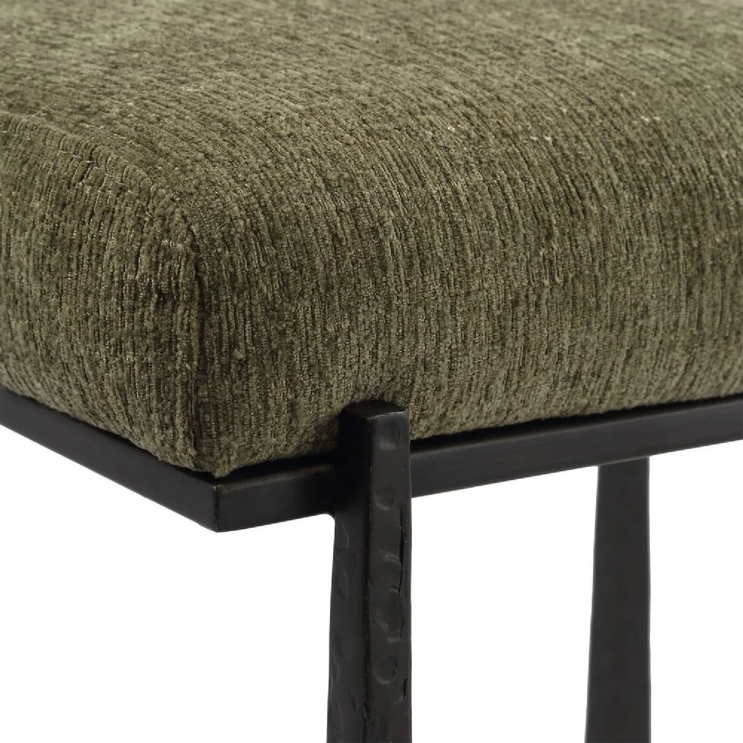 Luxury Upholstered Modern Fabric Counter Stool European Style for Villa
