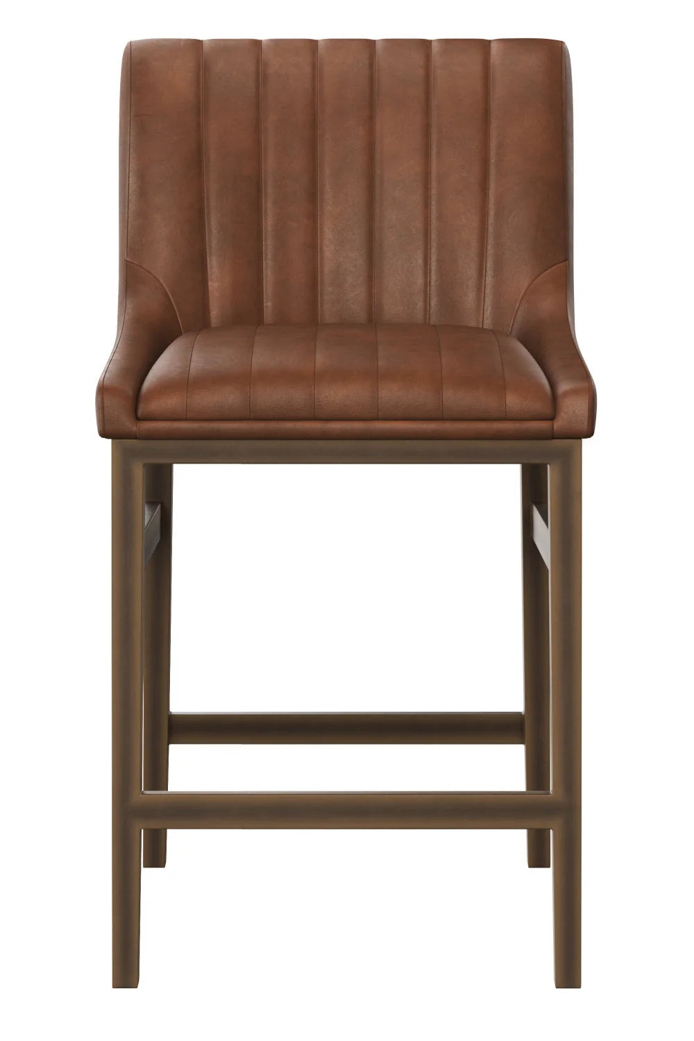 Luxury Upholstered Modern Fabric Counter Stool European Style for Villa
