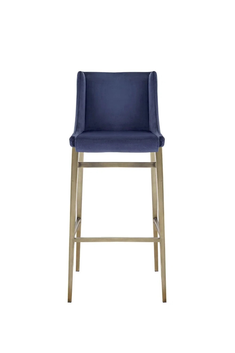 Luxury Upholstered Modern Fabric Counter Stool European Style for Villa