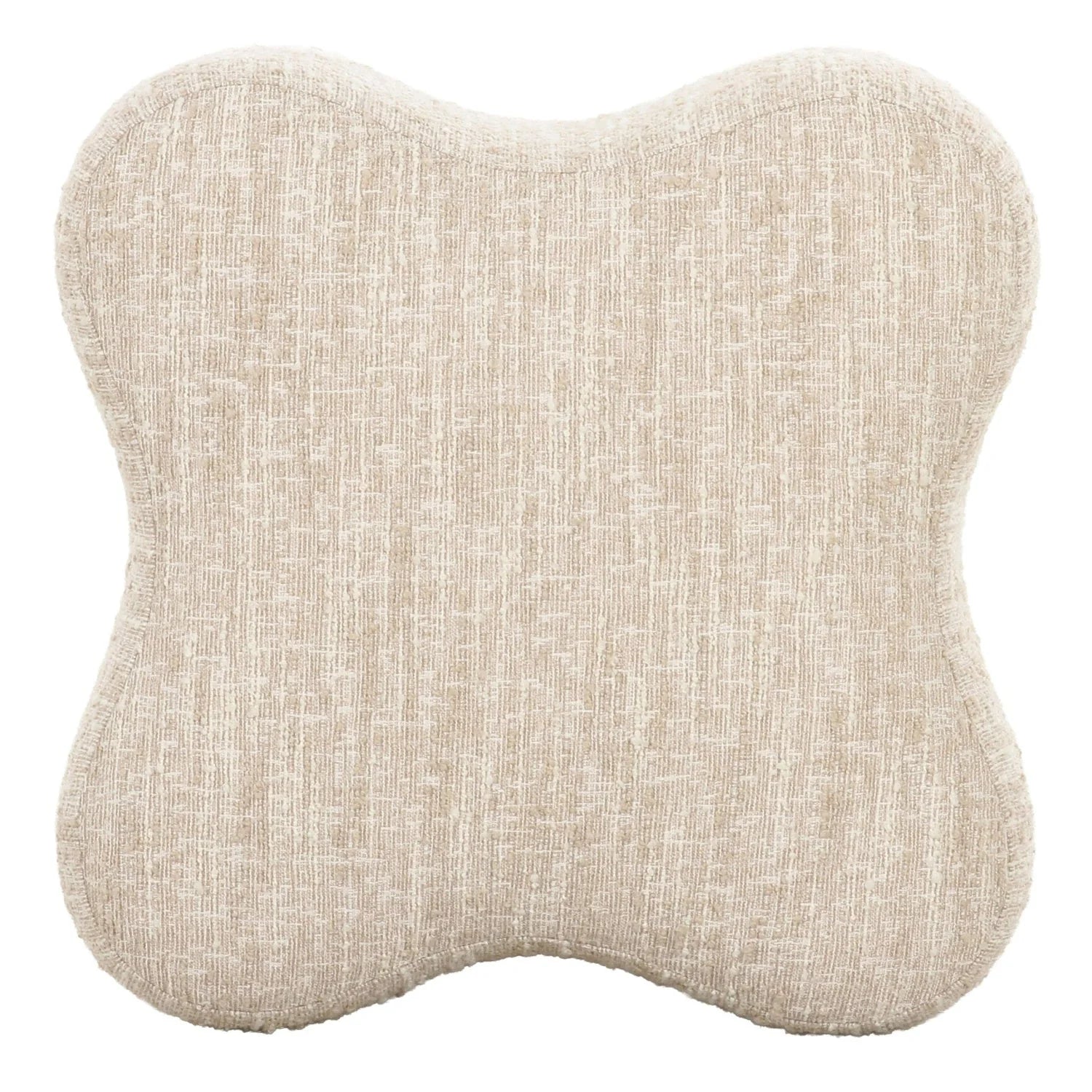 Luxury Upholstered Modern Fabric Curved Ottoman European Style for Villa