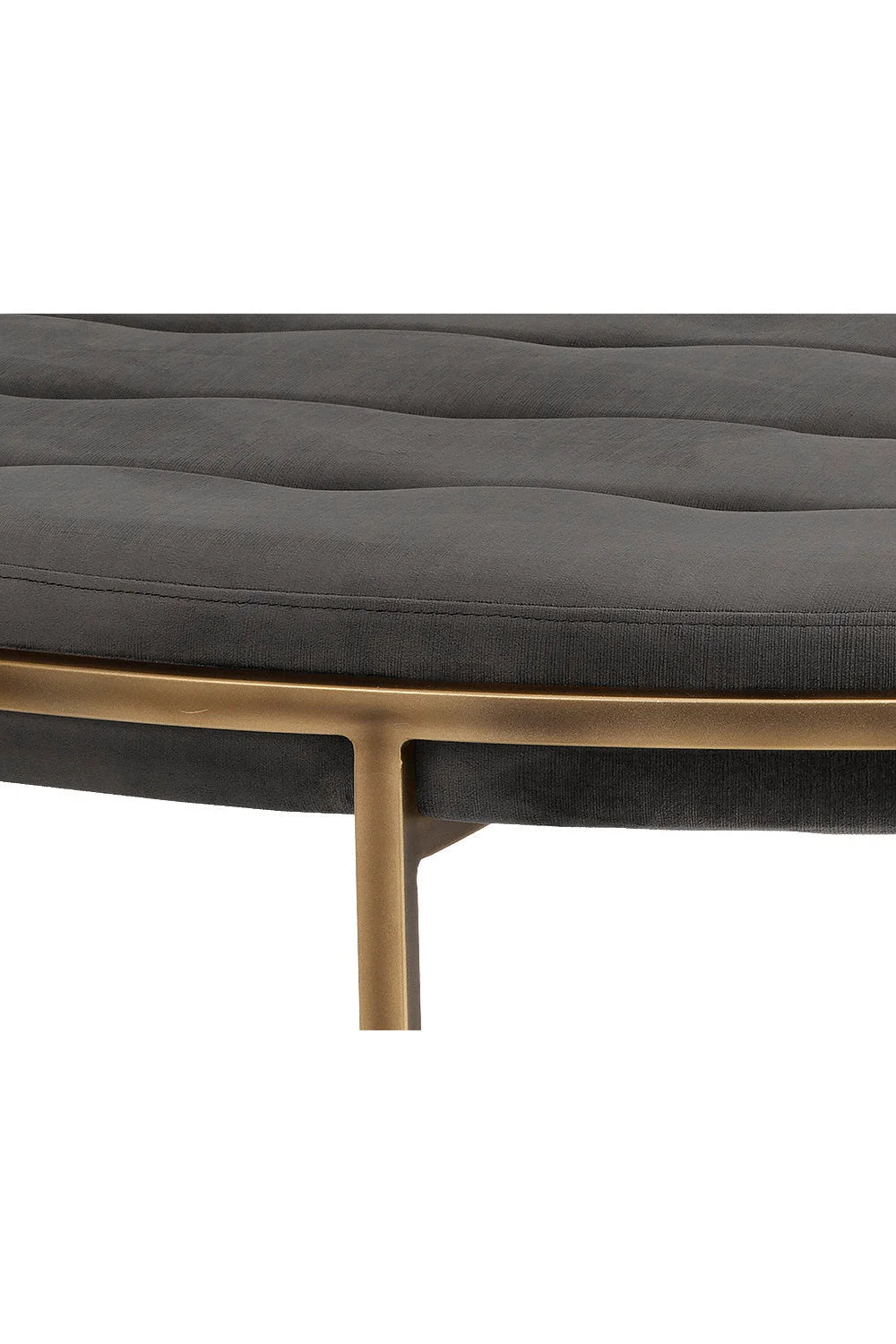 Luxury Upholstered Modern Fabric Ottoman European Style for Villa