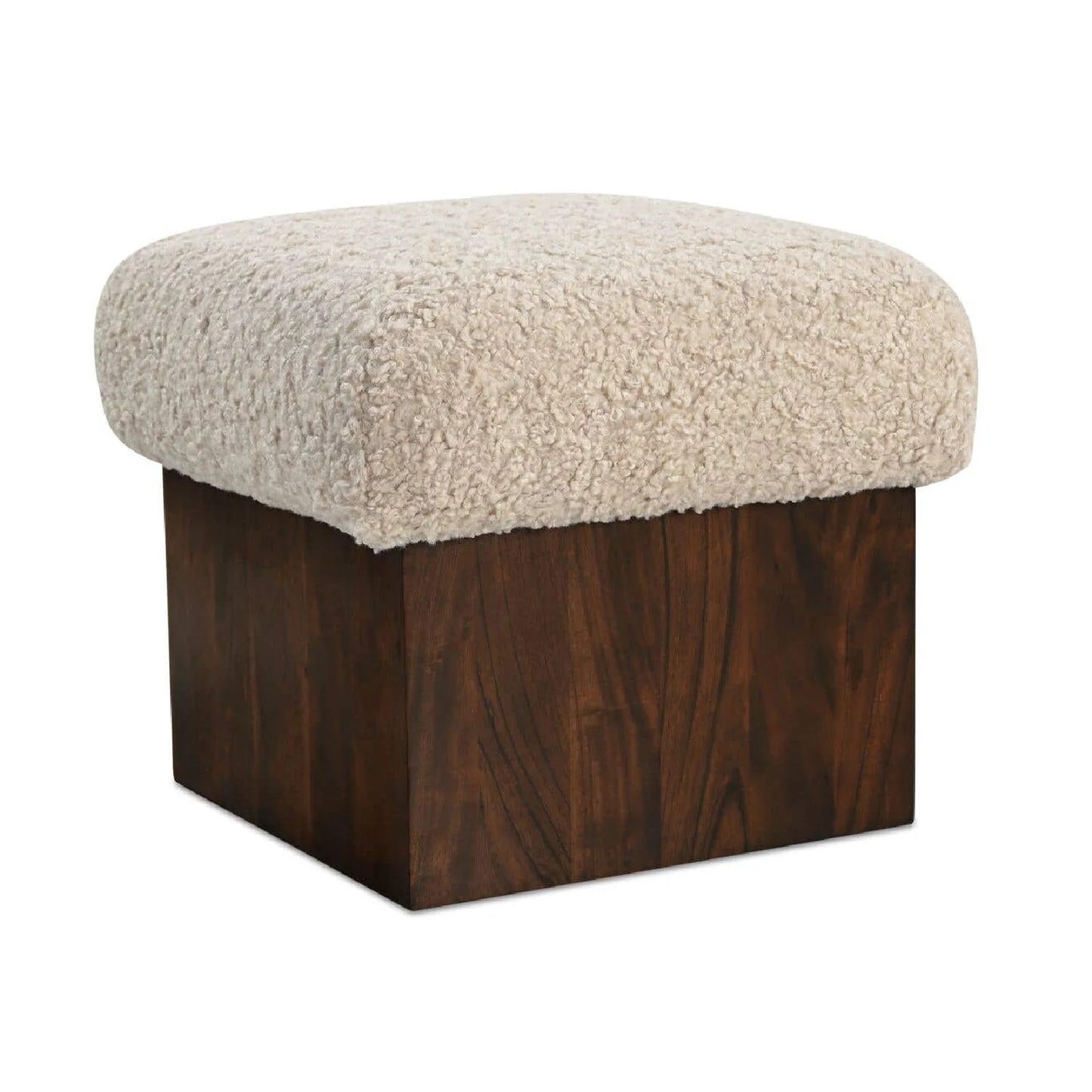 Luxury Upholstered Modern Fabric Ottoman European Style for Villa