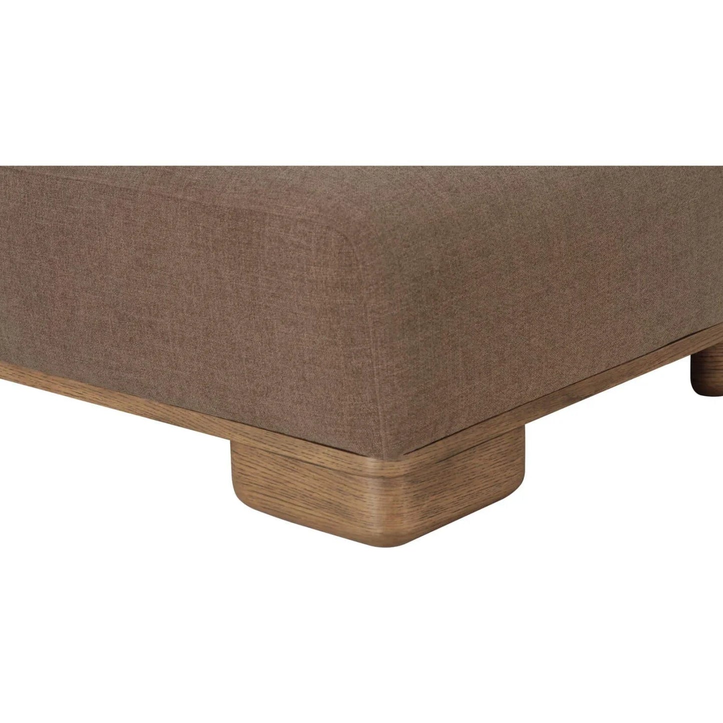 Luxury Upholstered Modern Fabric Ottoman European Style for Villa
