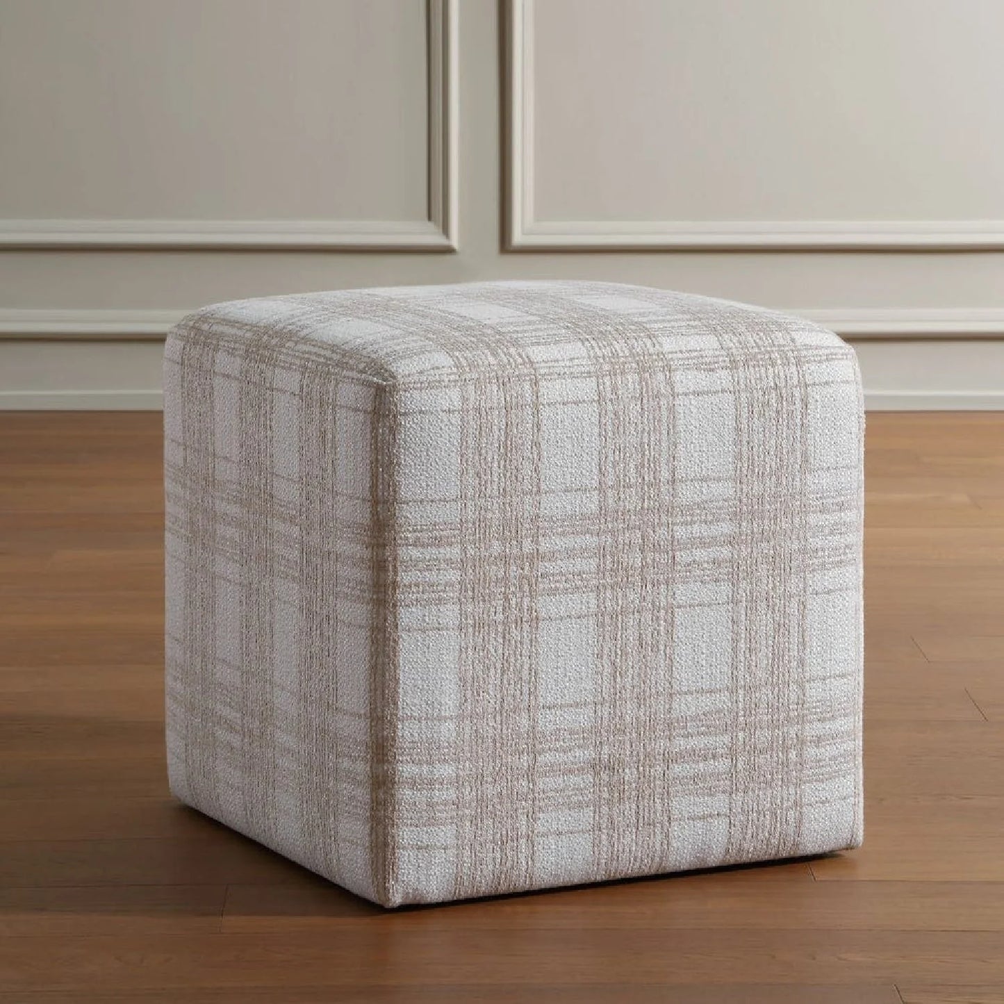 Luxury Upholstered Modern Fabric Ottoman European Style for Villa