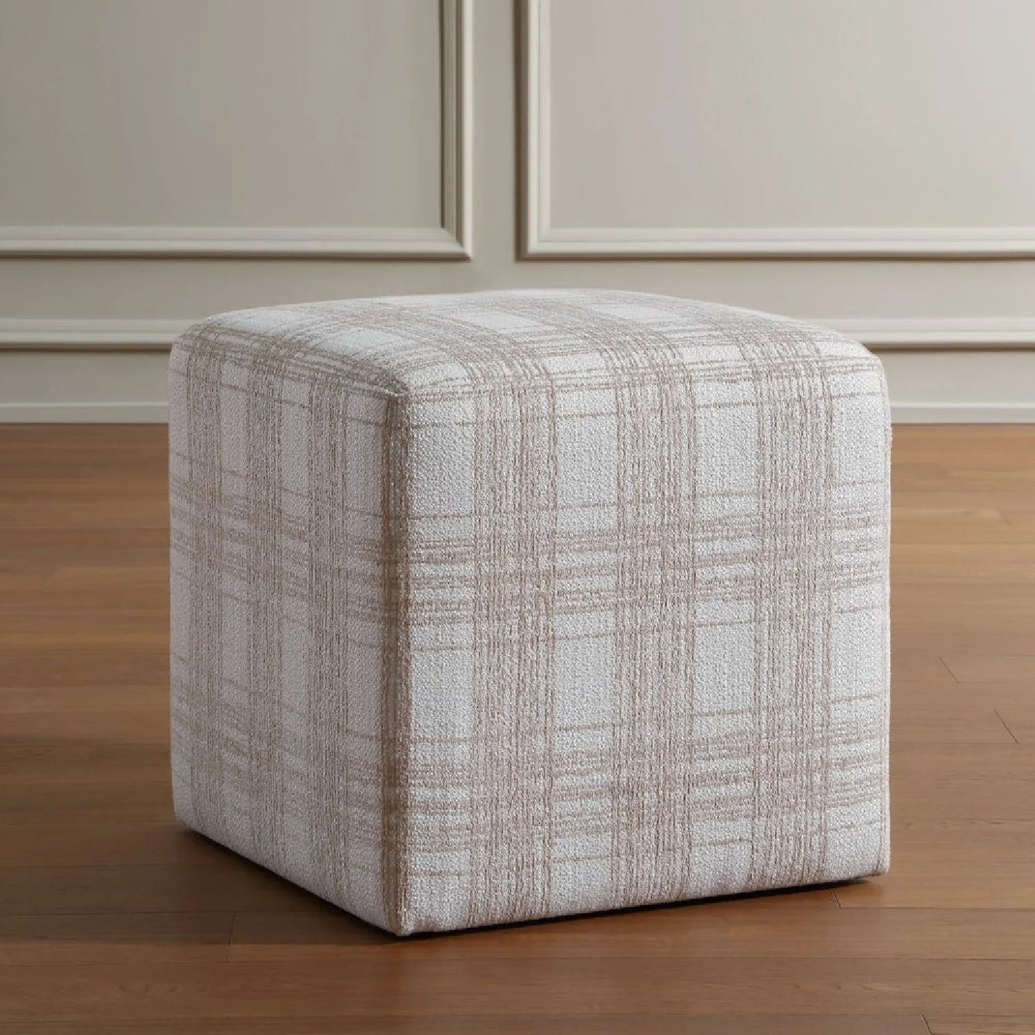 Luxury Upholstered Modern Fabric Ottoman European Style for Villa