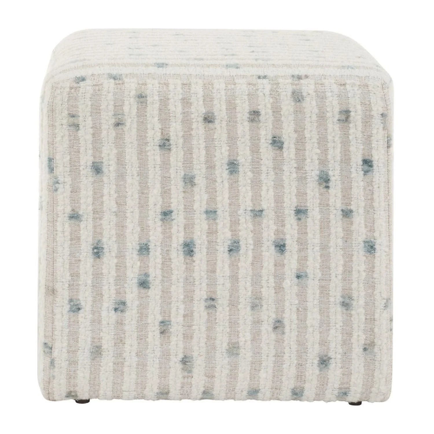 Luxury Upholstered Modern Fabric Ottoman European Style for Villa