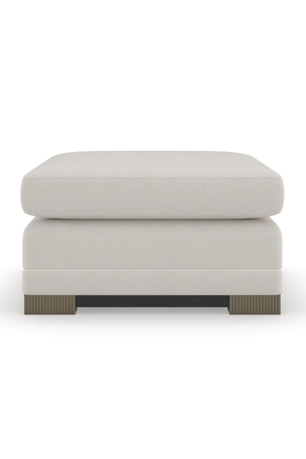 Luxury Upholstered Modern Fabric Ottoman European Style for Villa