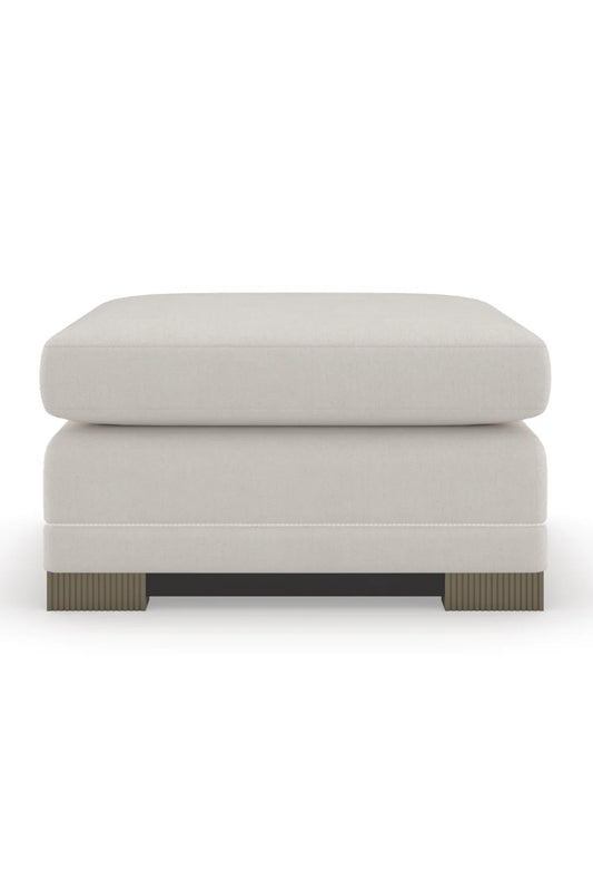 Luxury Upholstered Modern Fabric Ottoman European Style for Villa