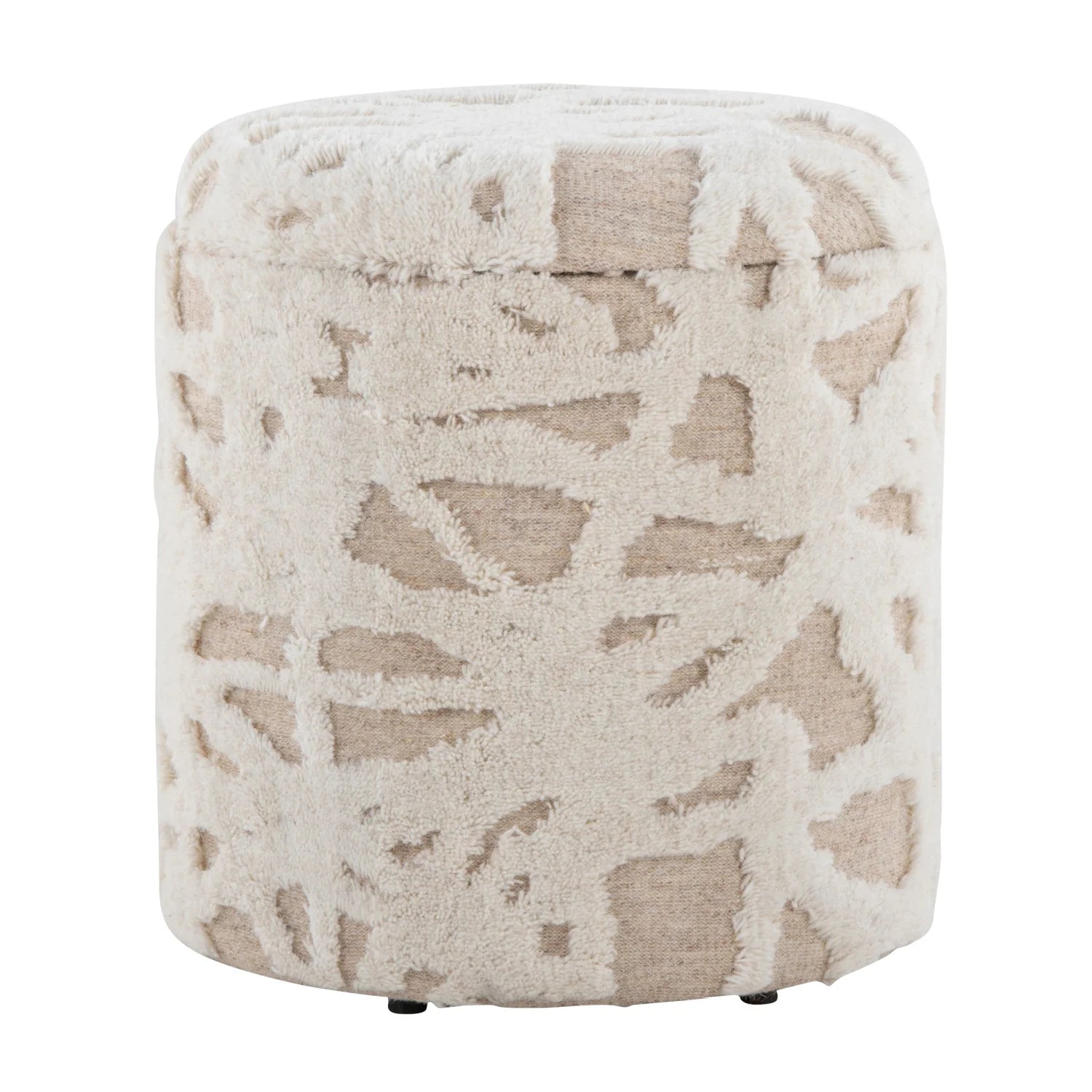 Luxury Upholstered Modern Fabric Ottoman European Style for Villa