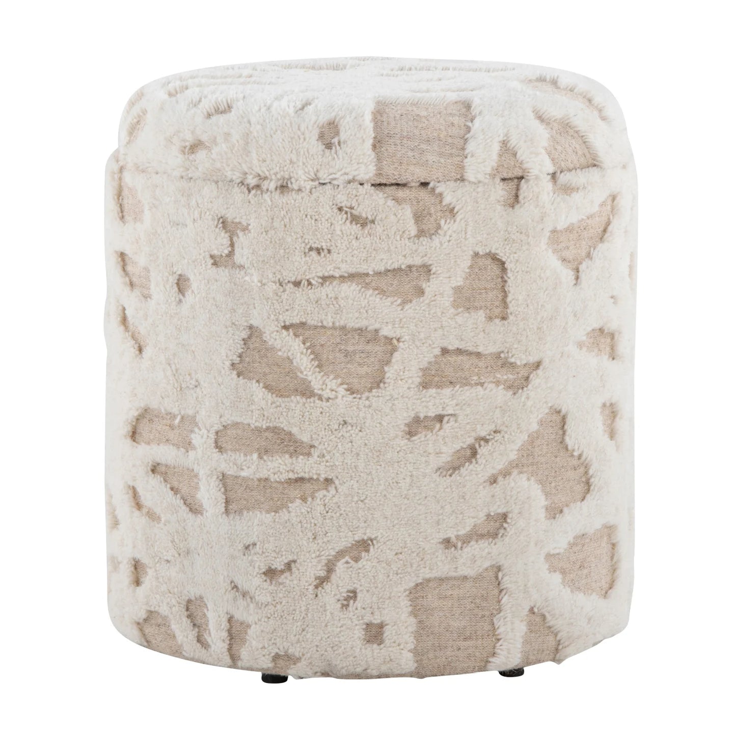 Luxury Upholstered Modern Fabric Ottoman European Style for Villa