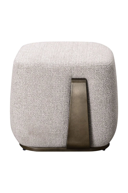 Luxury Upholstered Modern Fabric Ottoman European Style for Villa