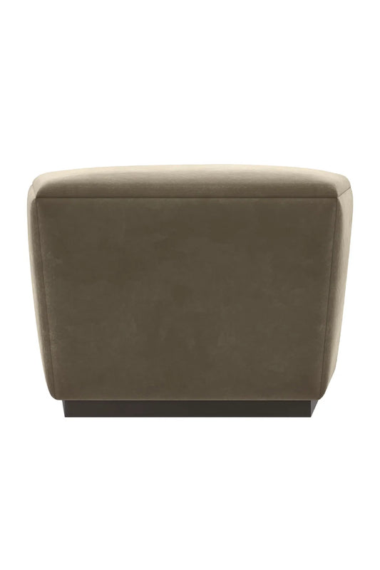 Luxury Upholstered Modern Fabric Ottoman European Style for Villa