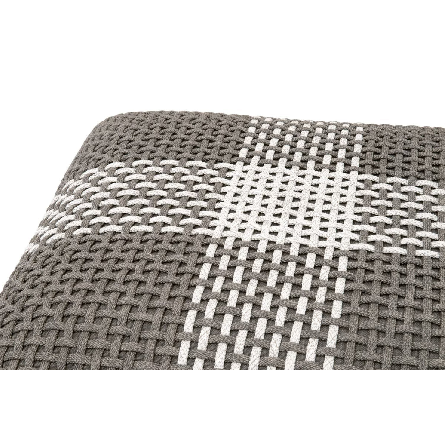 Luxury Upholstered Modern Fabric Ottoman European Style for Villa