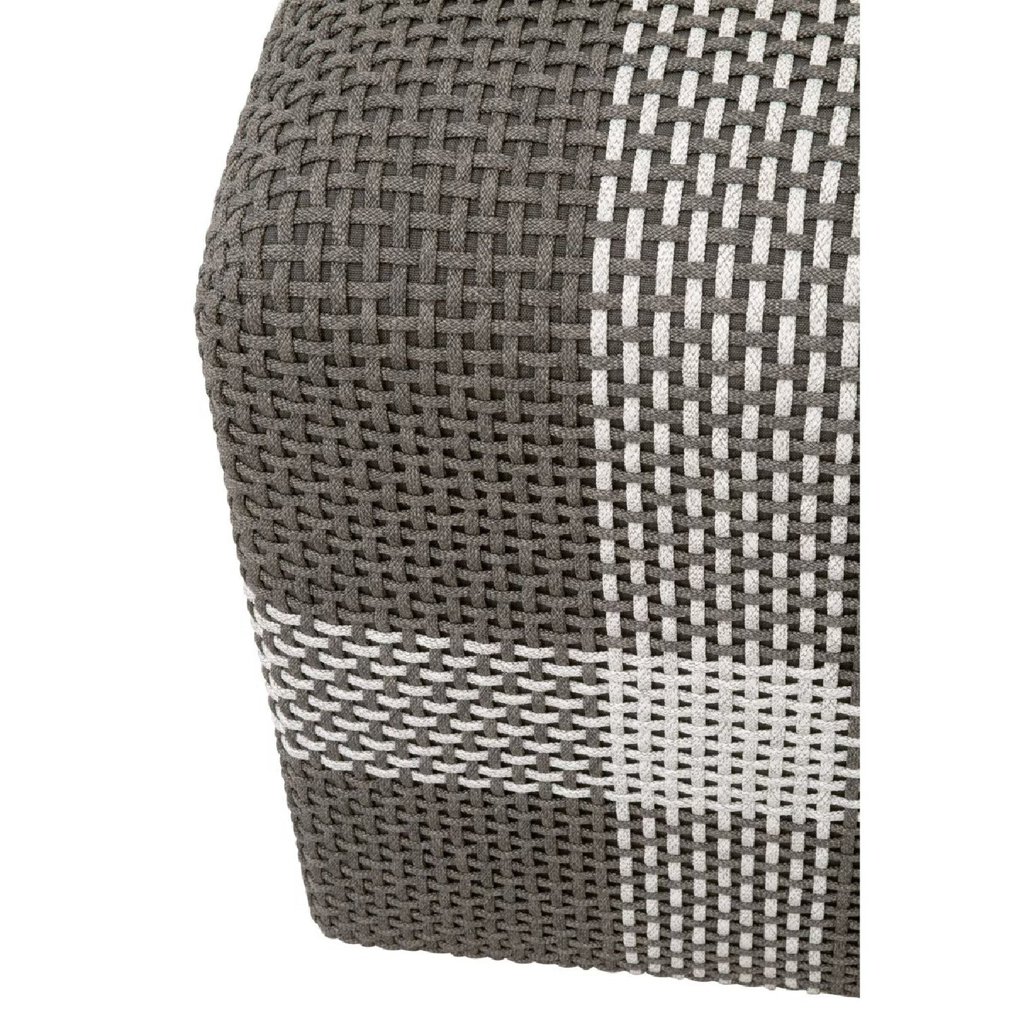 Luxury Upholstered Modern Fabric Ottoman European Style for Villa