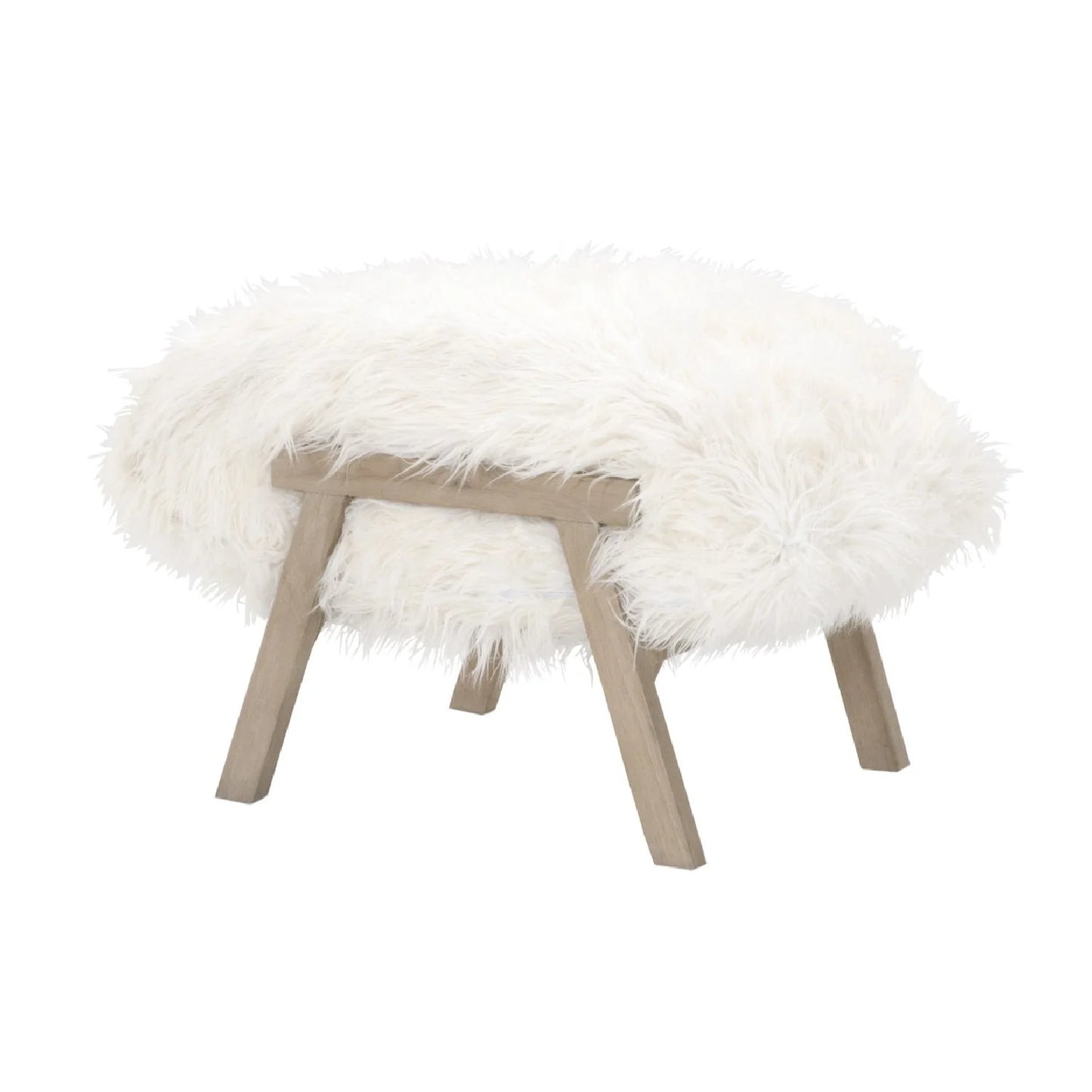 Luxury Upholstered Modern Fabric Ottoman European Style for Villa