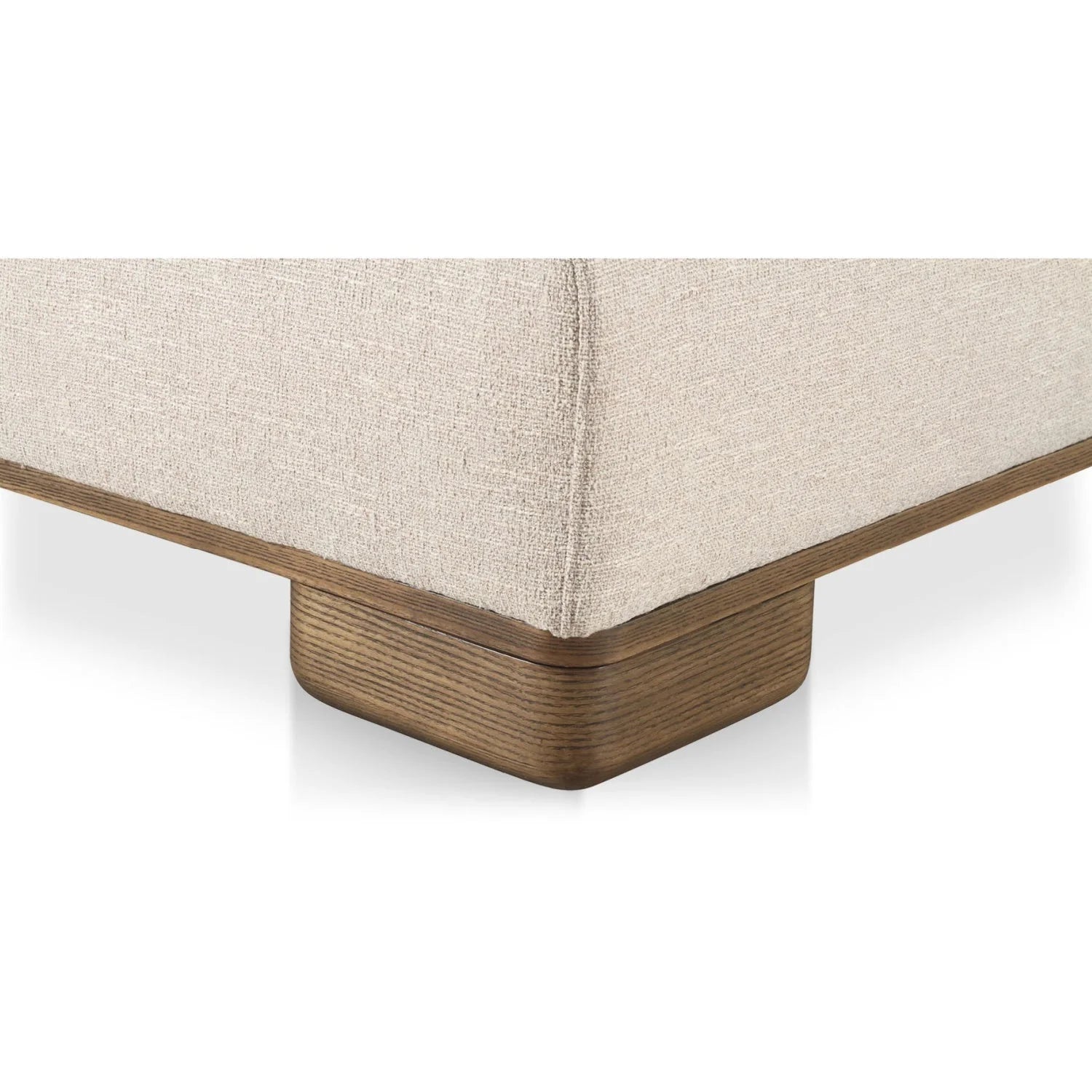 Luxury Upholstered Modern Fabric Ottoman European Style for Villa