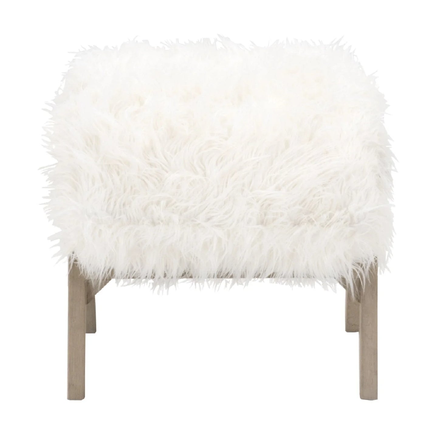 Luxury Upholstered Modern Fabric Ottoman European Style for Villa