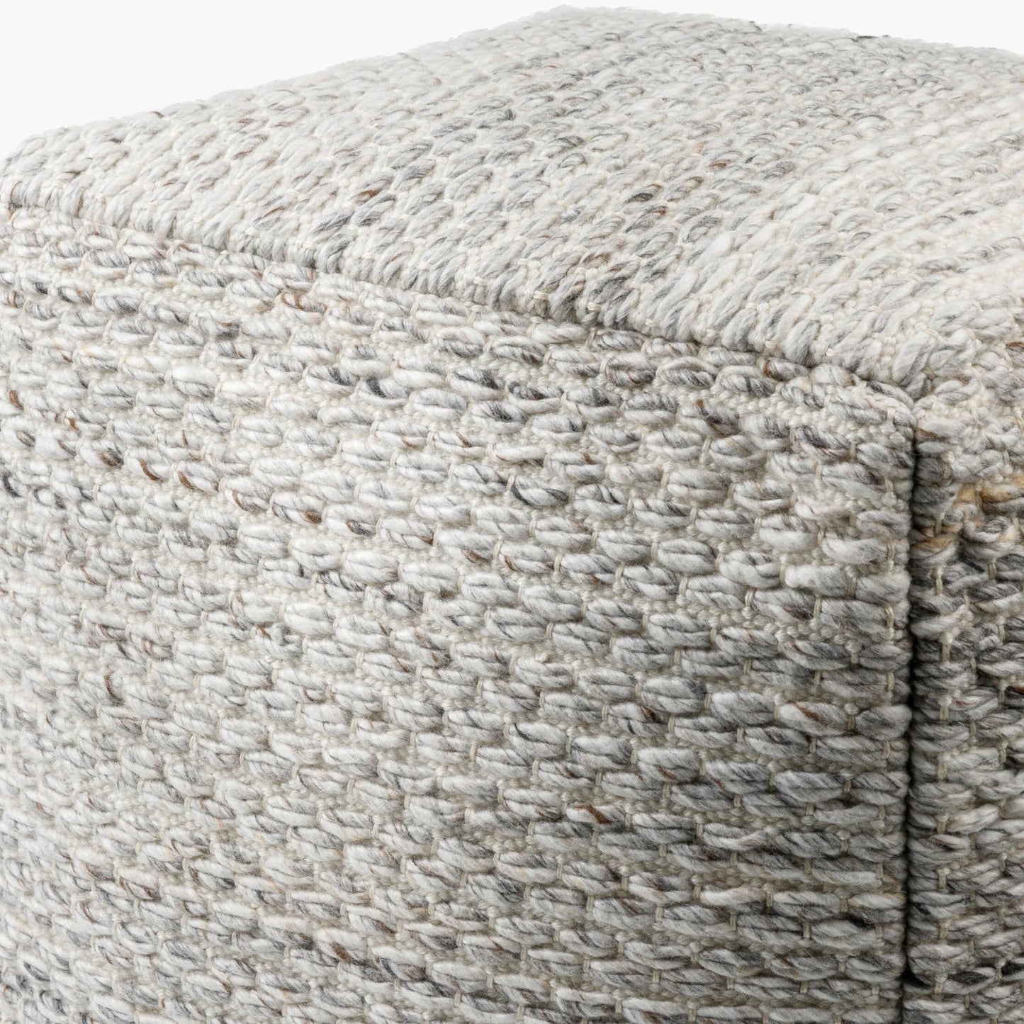 Luxury Upholstered Modern Fabric Ottoman European Style for Villa