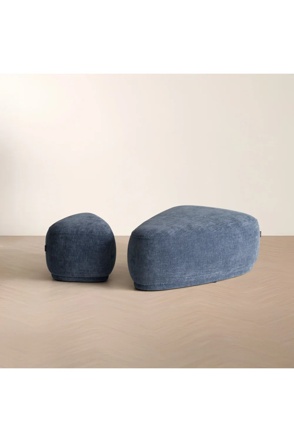 Luxury Upholstered Modern Fabric Ottoman European Style for Villa