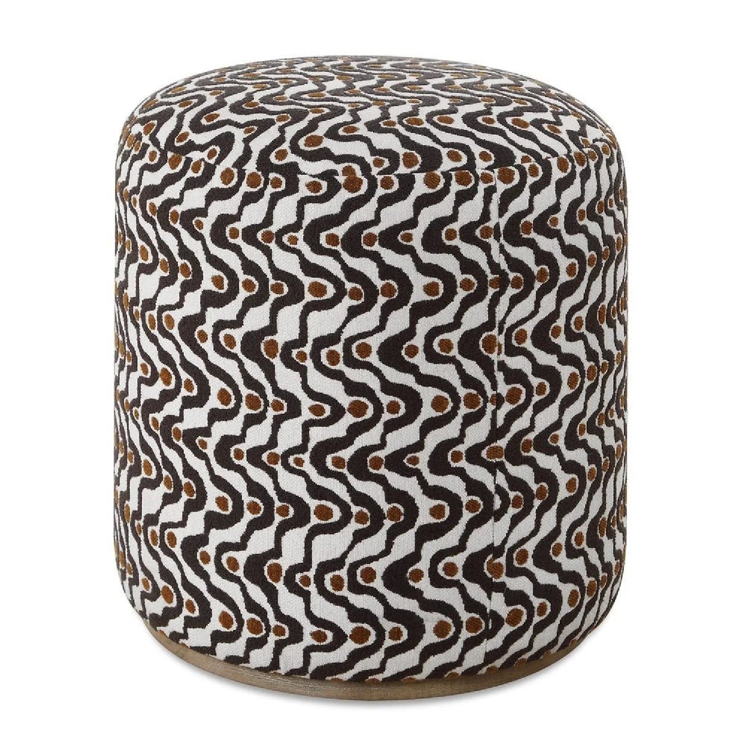 Luxury Upholstered Modern Fabric Ottoman European Style for Villa