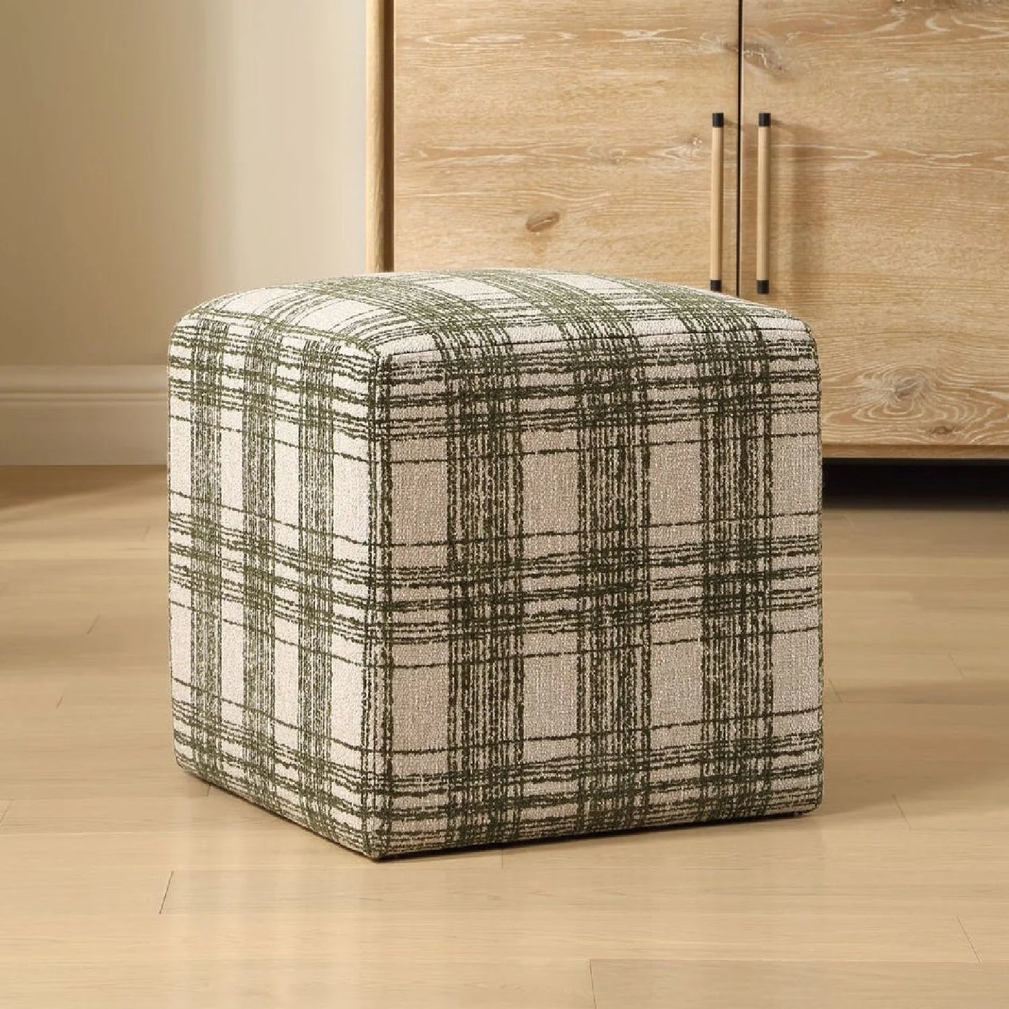 Luxury Upholstered Modern Fabric Ottoman European Style for Villa