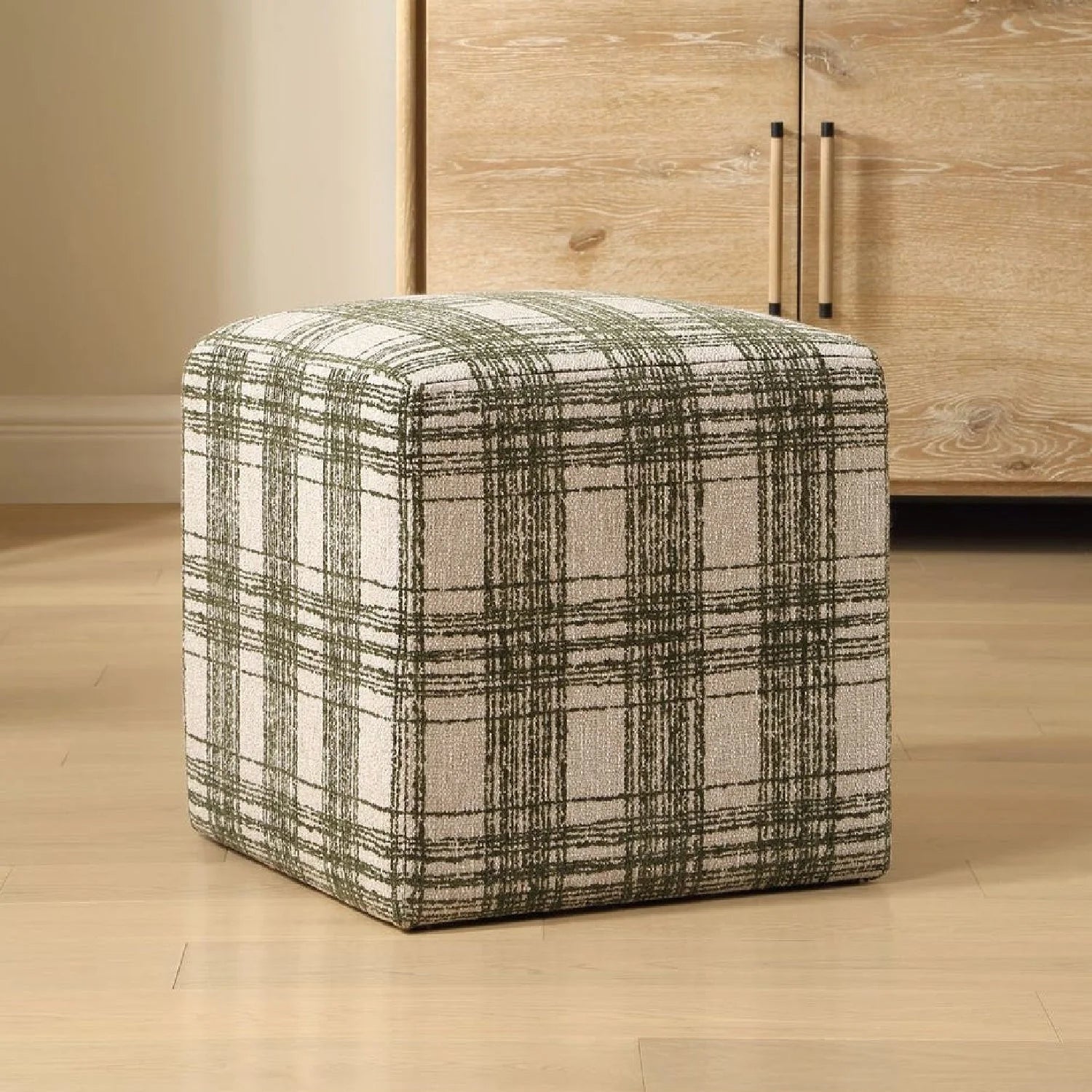 Luxury Upholstered Modern Fabric Ottoman European Style for Villa