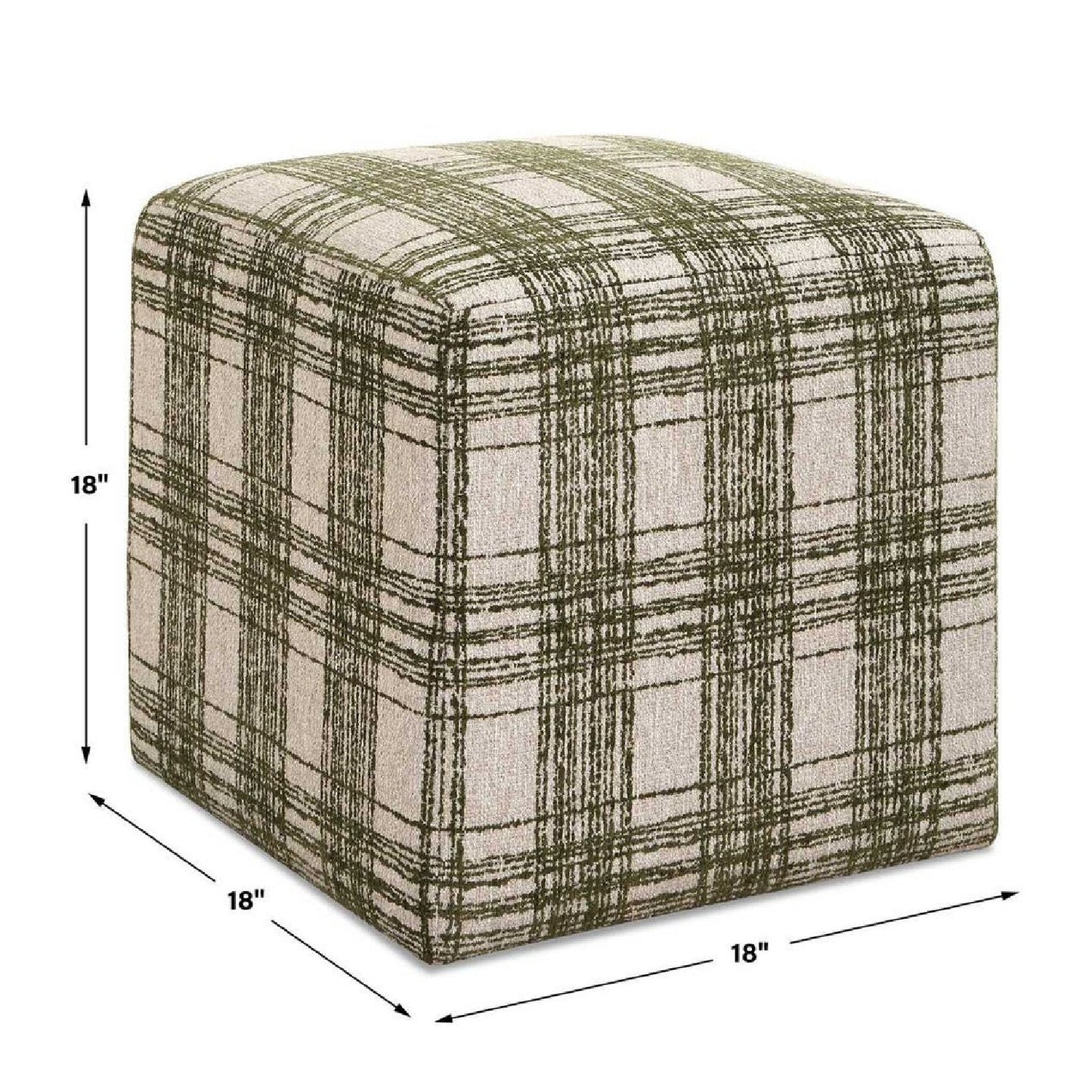 Luxury Upholstered Modern Fabric Ottoman European Style for Villa