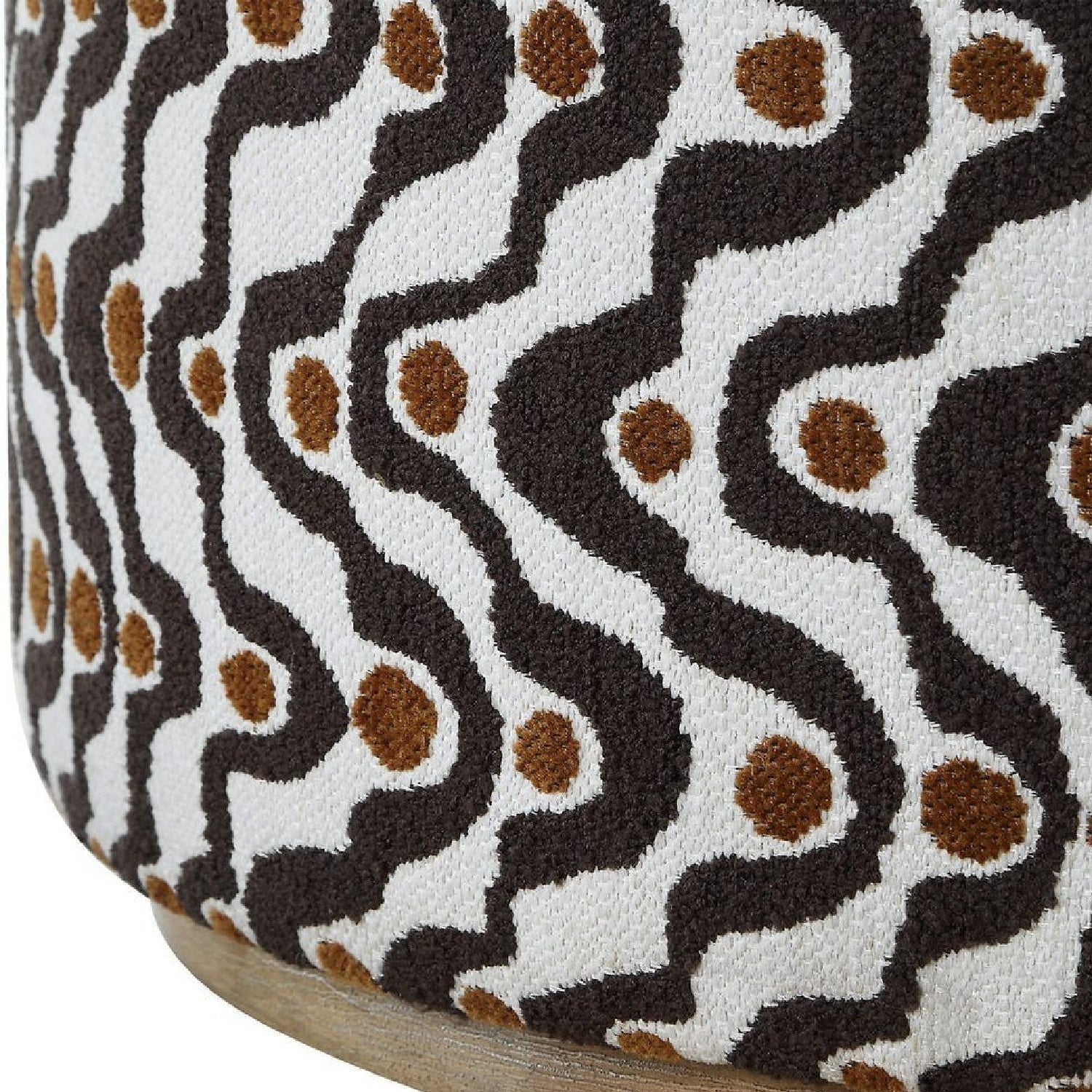 Luxury Upholstered Modern Fabric Ottoman European Style for Villa