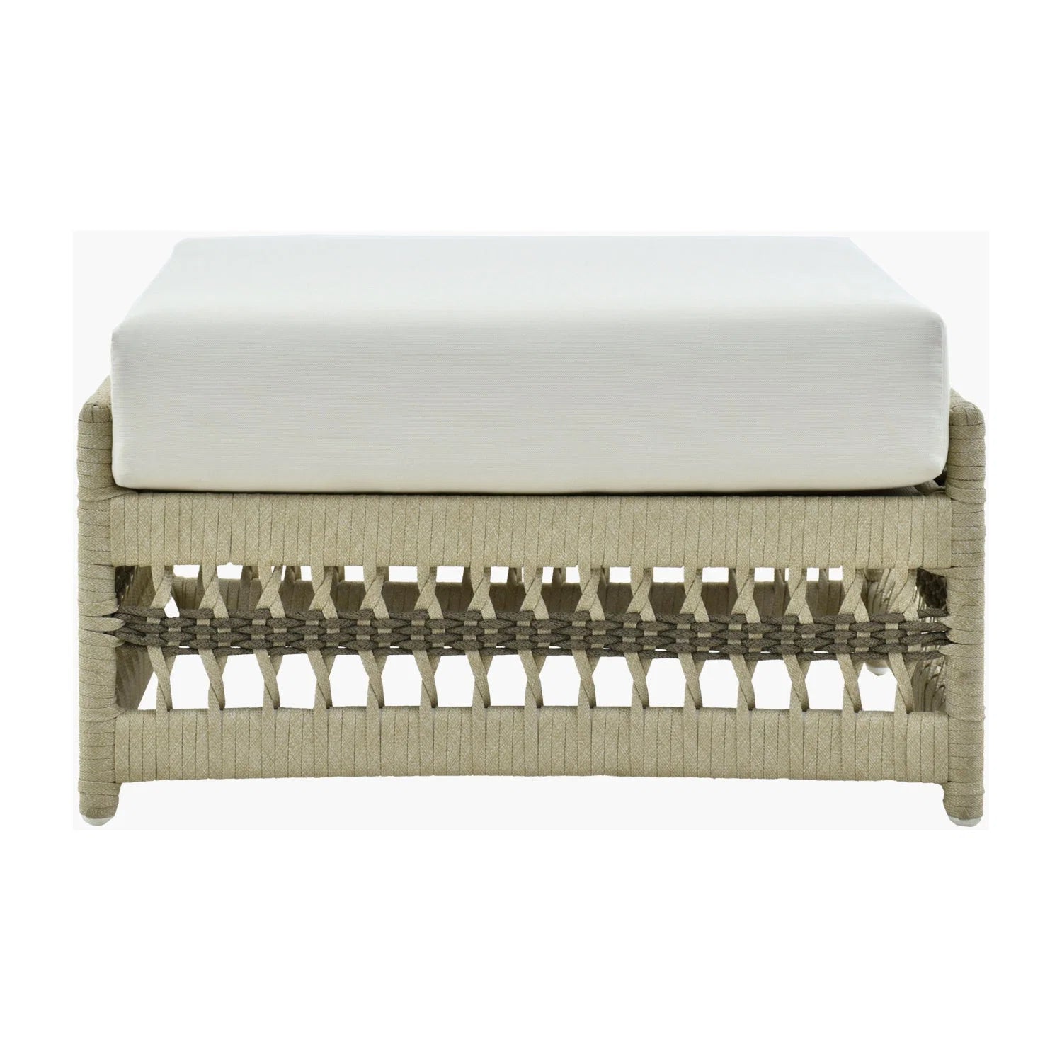 Luxury Upholstered Modern Fabric Ottoman European Style for Villa