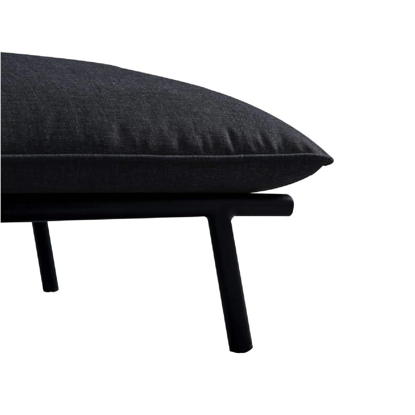 Luxury Upholstered Modern Fabric Outdoor Ottoman European Style for Villa