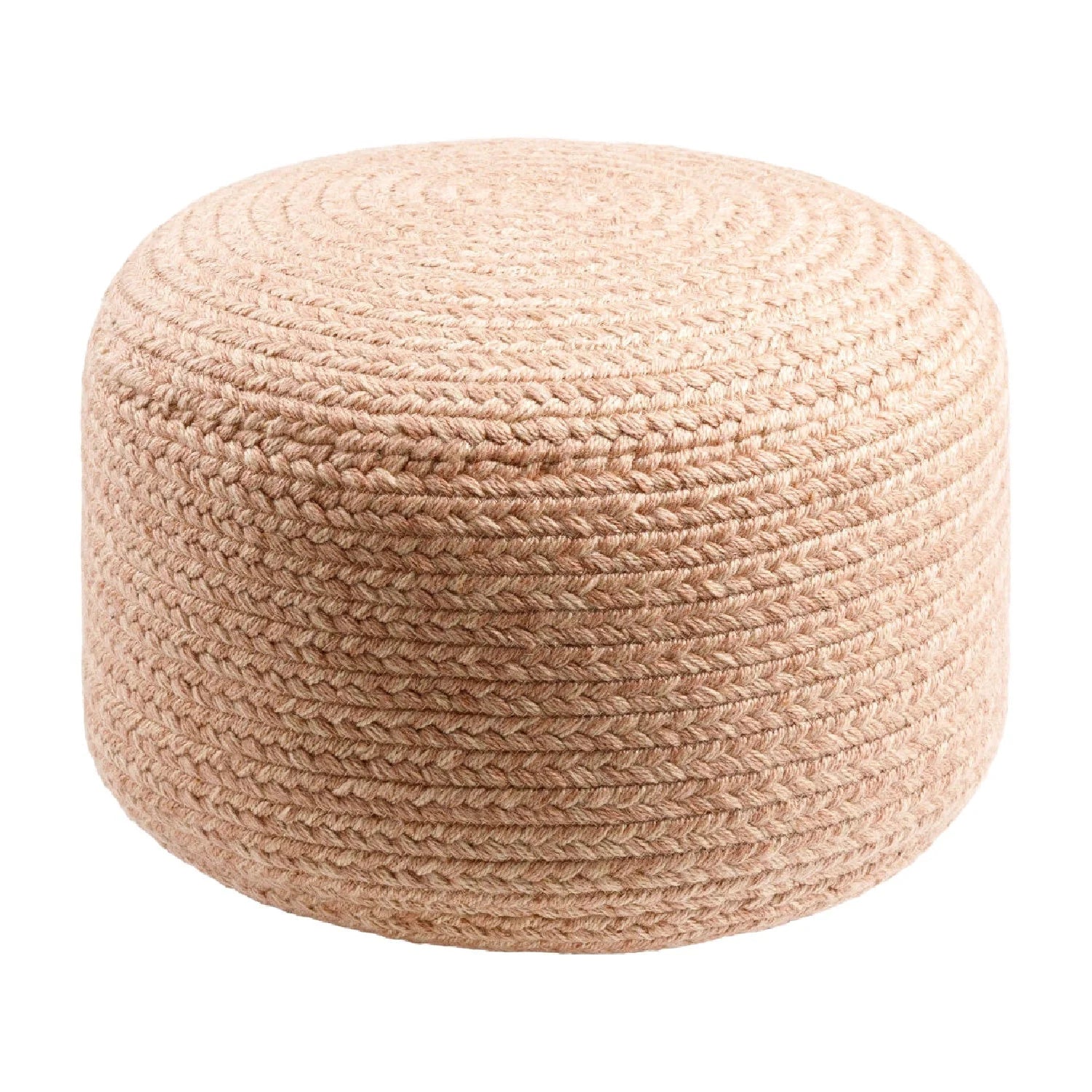 Luxury Upholstered Modern Fabric Outdoor Ottoman European Style for Villa