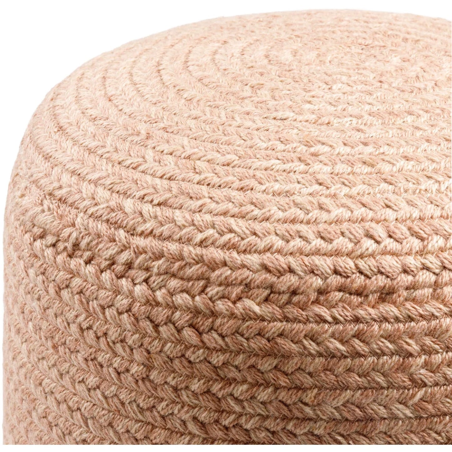 Luxury Upholstered Modern Fabric Outdoor Ottoman European Style for Villa