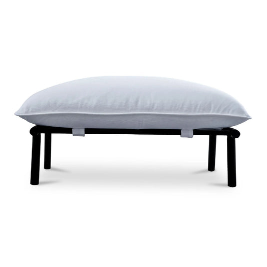 Luxury Upholstered Modern Fabric Outdoor Ottoman European Style for Villa