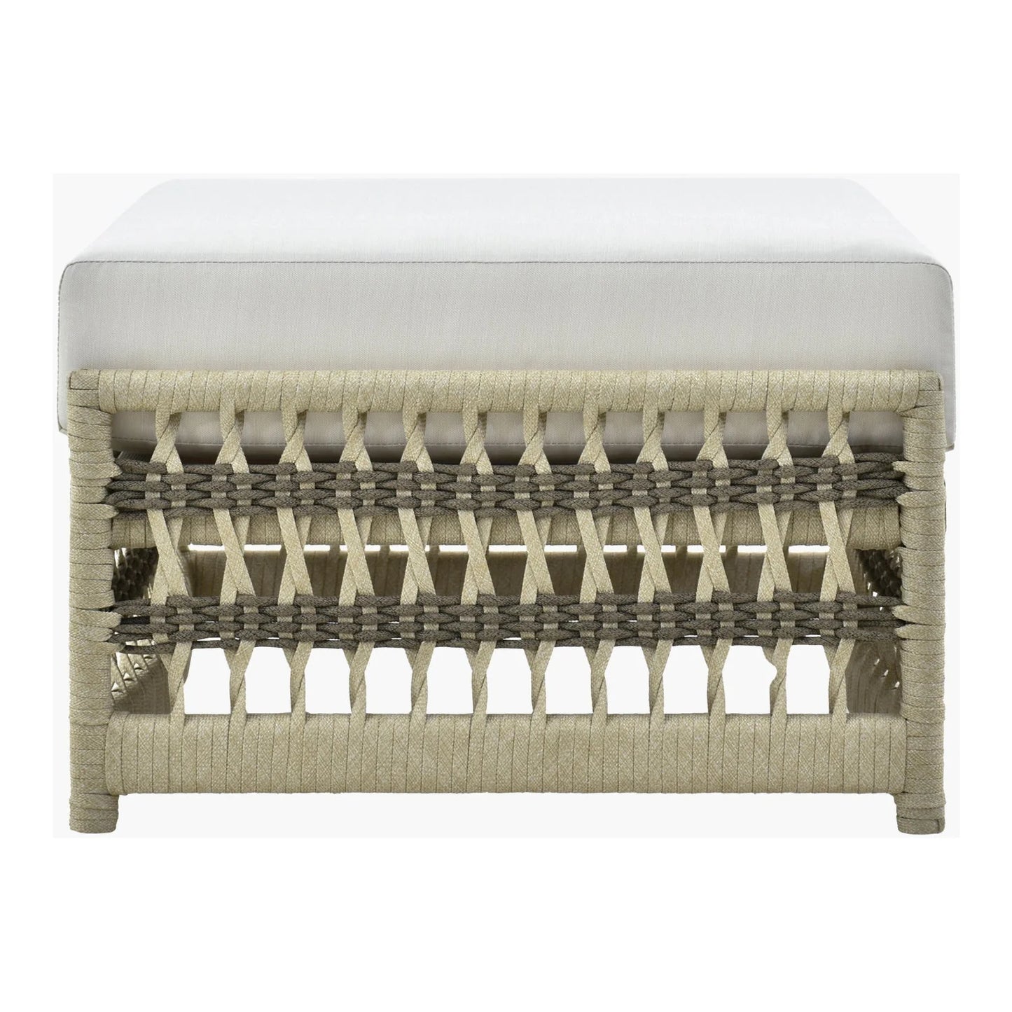 Luxury Upholstered Modern Fabric Ottoman European Style for Villa