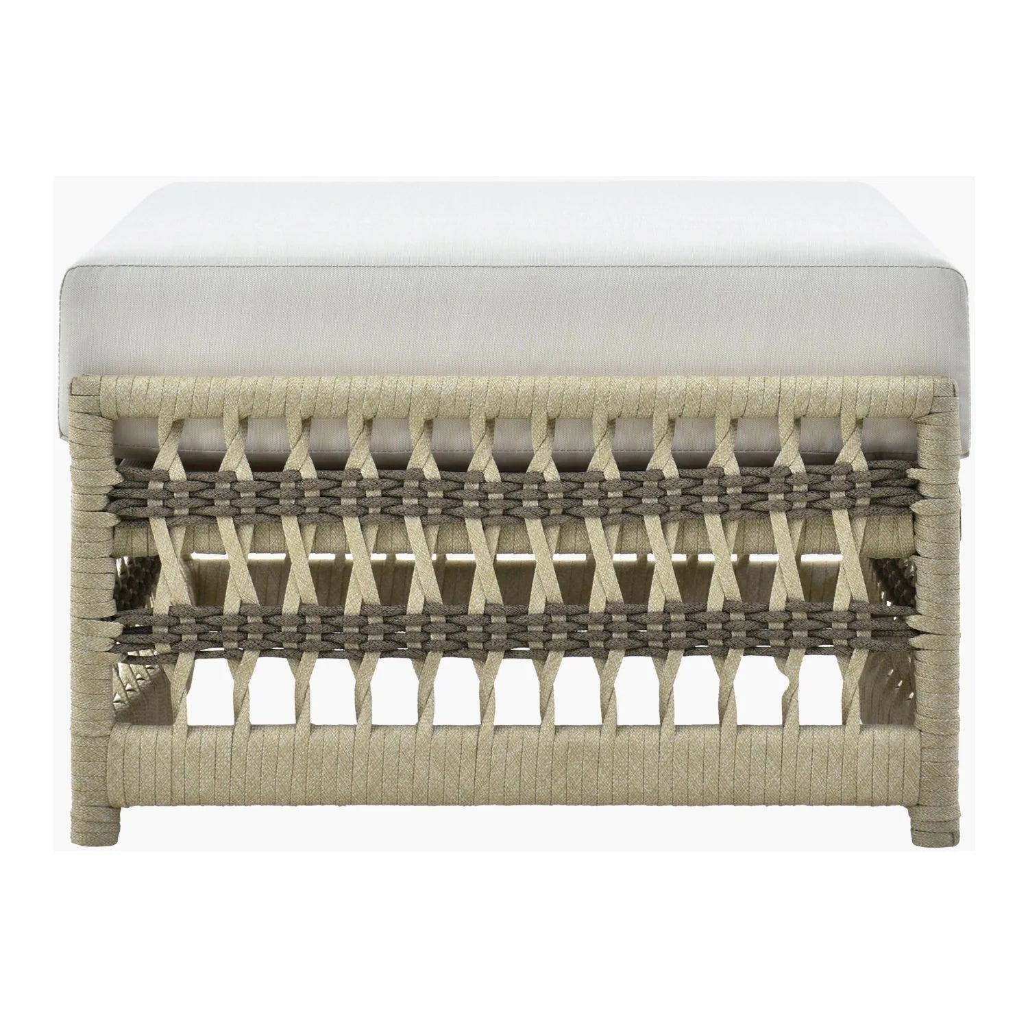 Luxury Upholstered Modern Fabric Ottoman European Style for Villa
