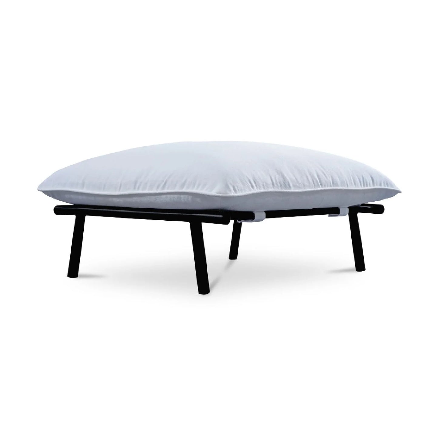 Luxury Upholstered Modern Fabric Outdoor Ottoman European Style for Villa