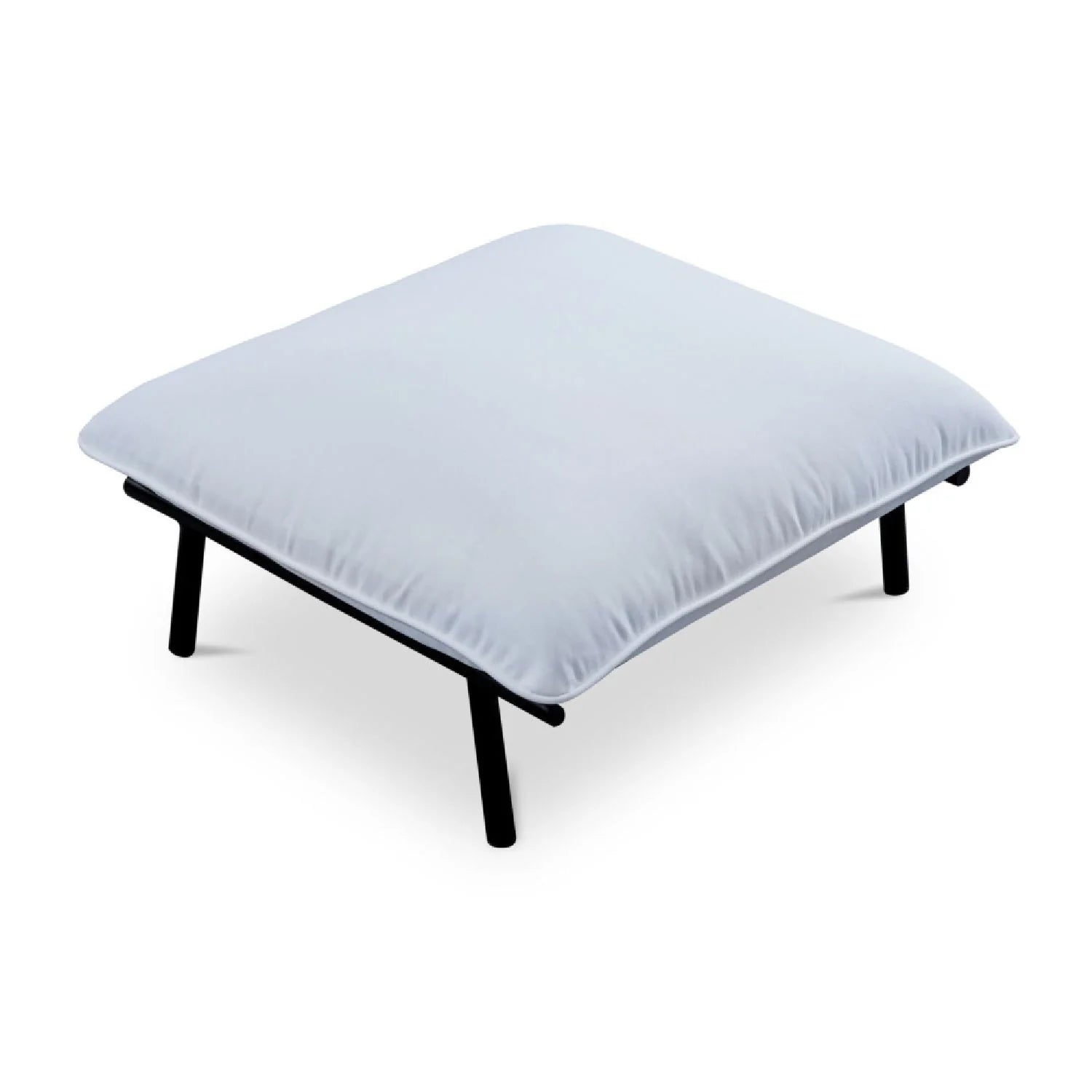 Luxury Upholstered Modern Fabric Outdoor Ottoman European Style for Villa