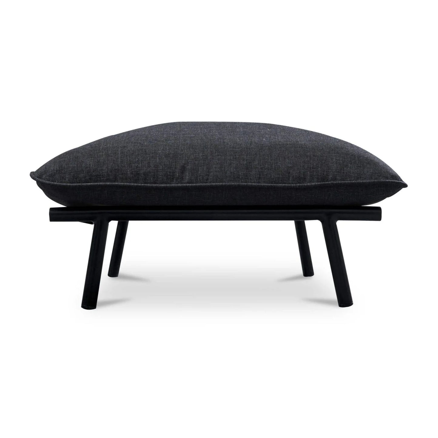 Luxury Upholstered Modern Fabric Outdoor Ottoman European Style for Villa