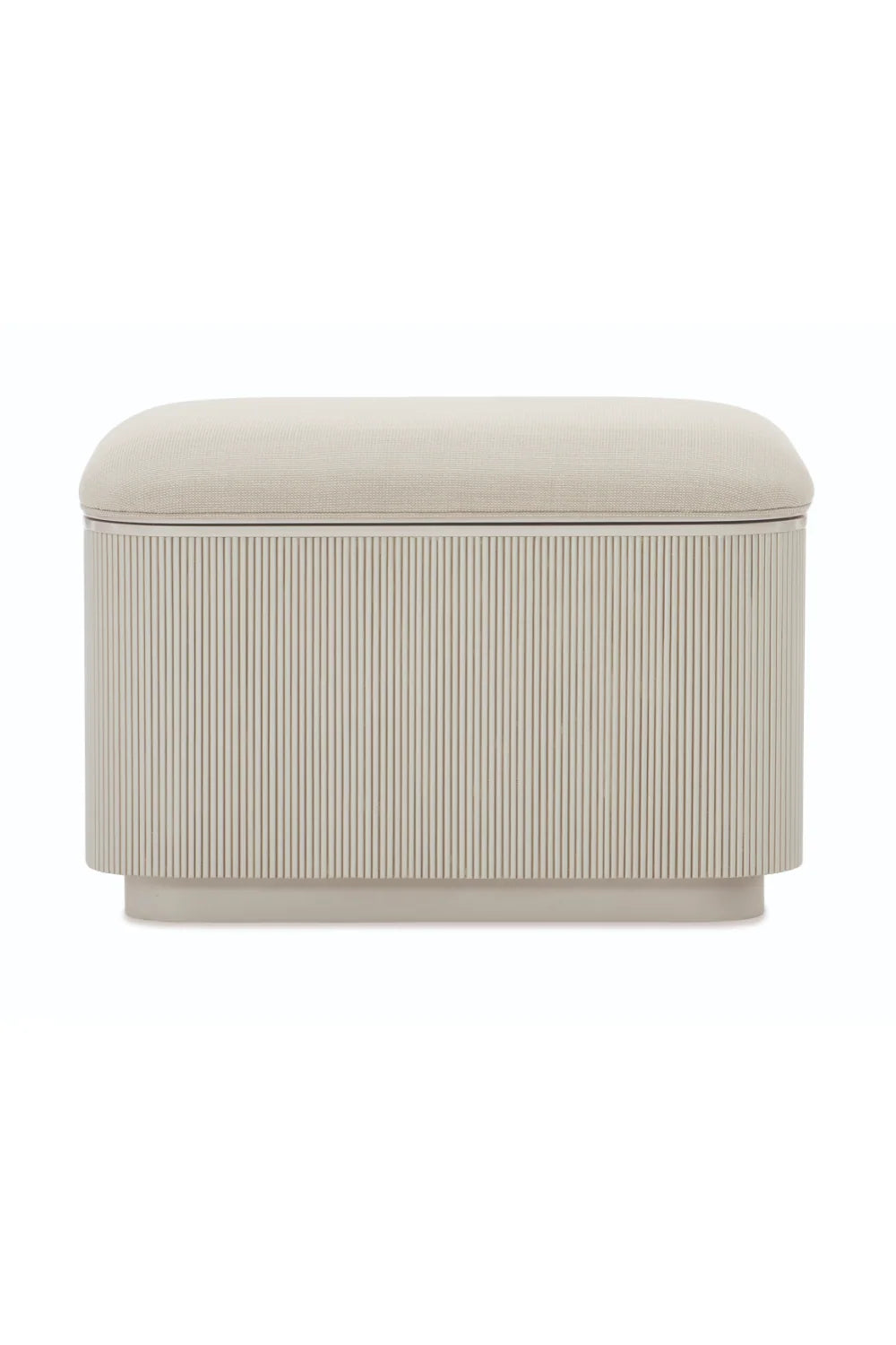 Luxury Upholstered Modern Fabric Storage Ottoman European Style for Villa