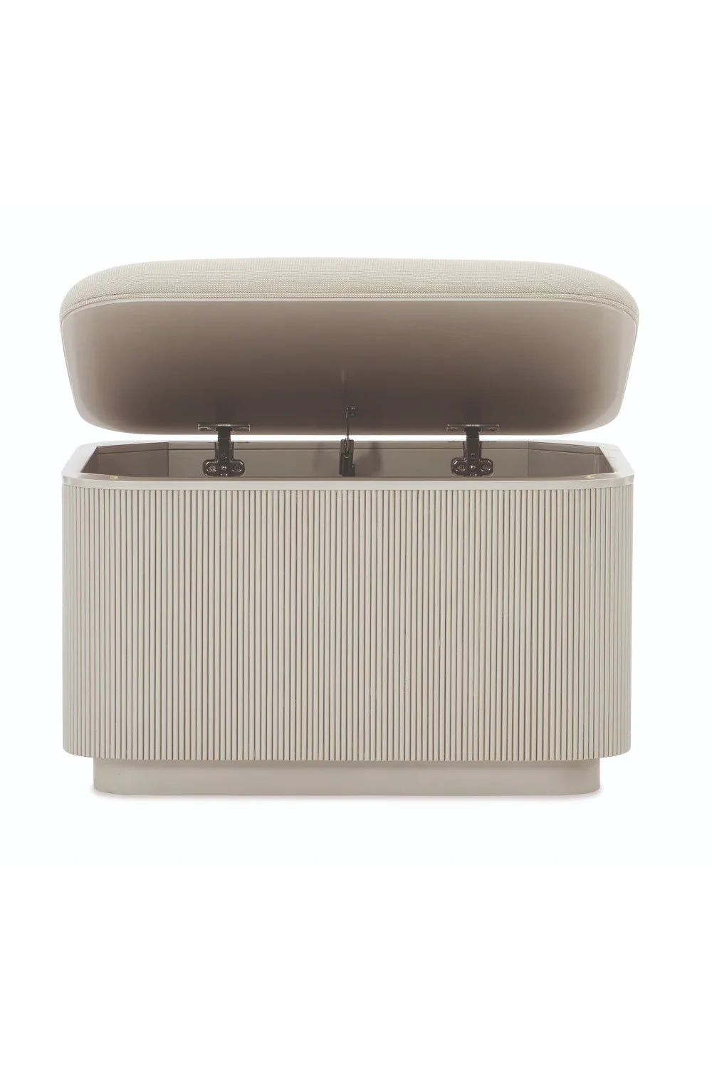 Luxury Upholstered Modern Fabric Storage Ottoman European Style for Villa