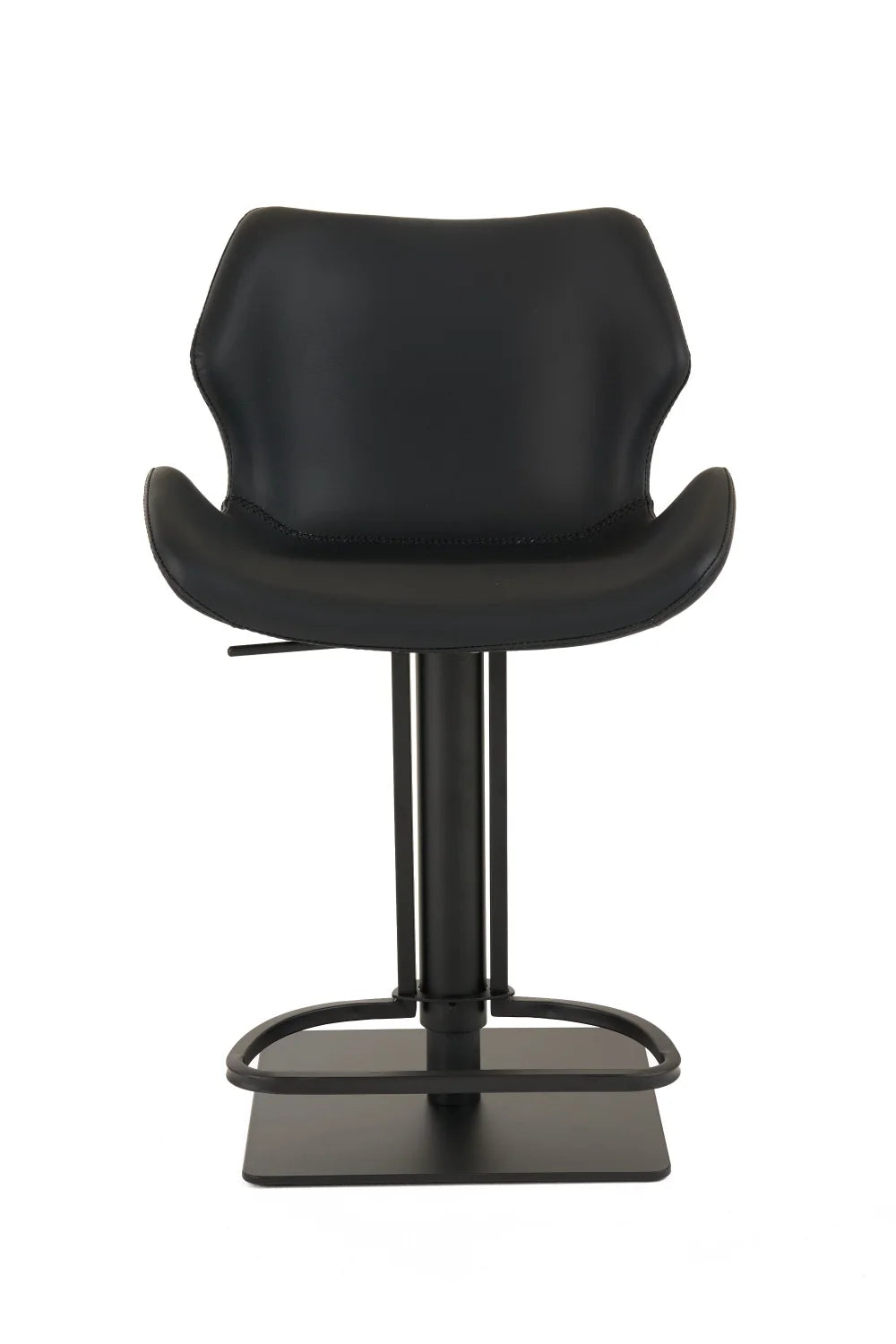 Luxury Upholstered Modern Faux Leather Bar Stool European Style for Villa