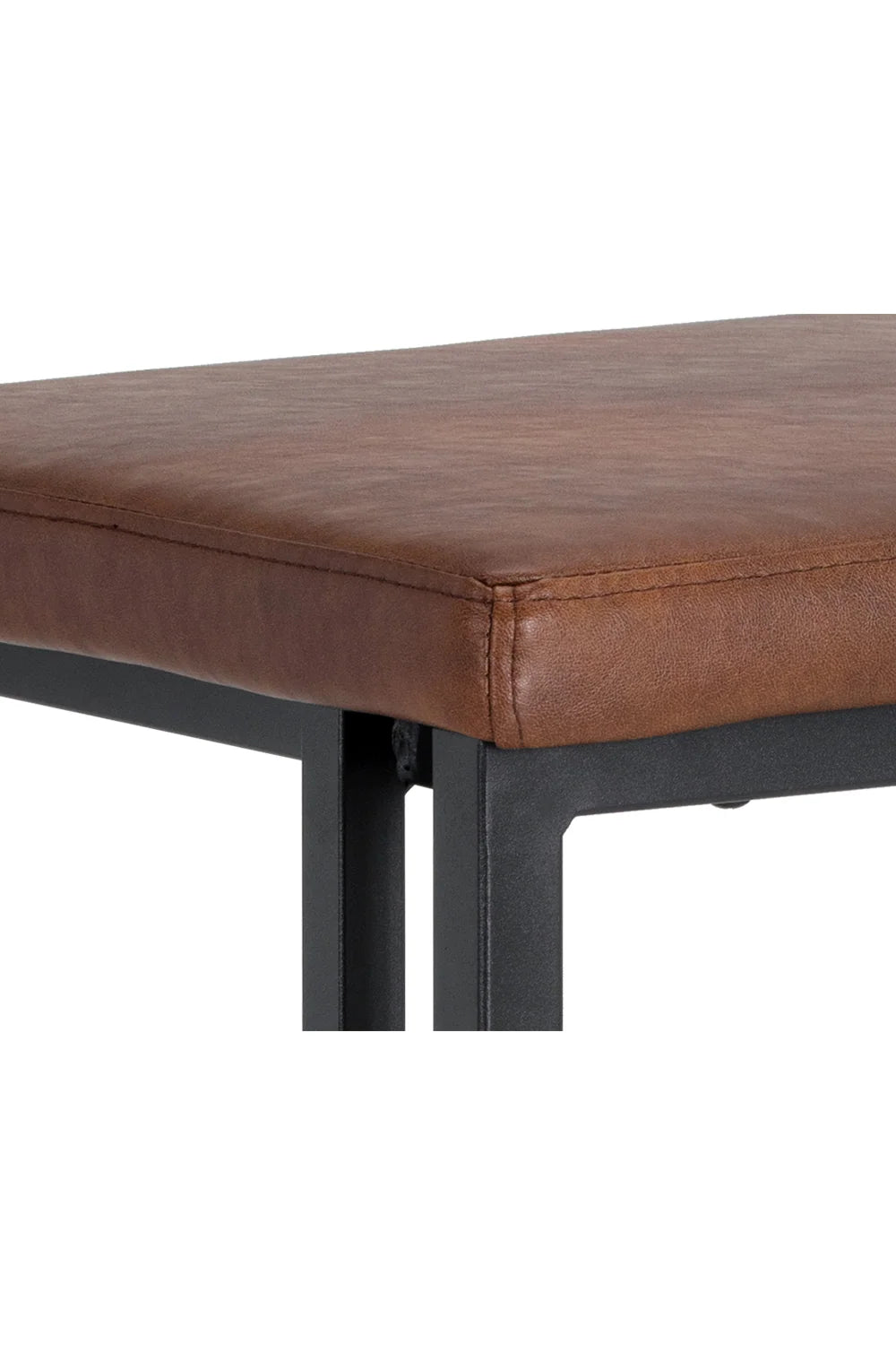 Luxury Upholstered Modern Faux Leather Bar Stool European Style for Villa
