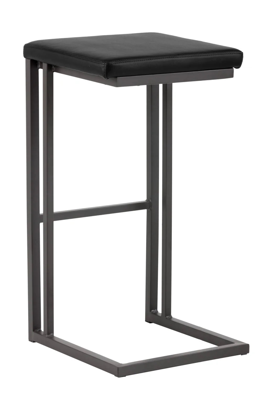 Luxury Upholstered Modern Faux Leather Bar Stool European Style for Villa